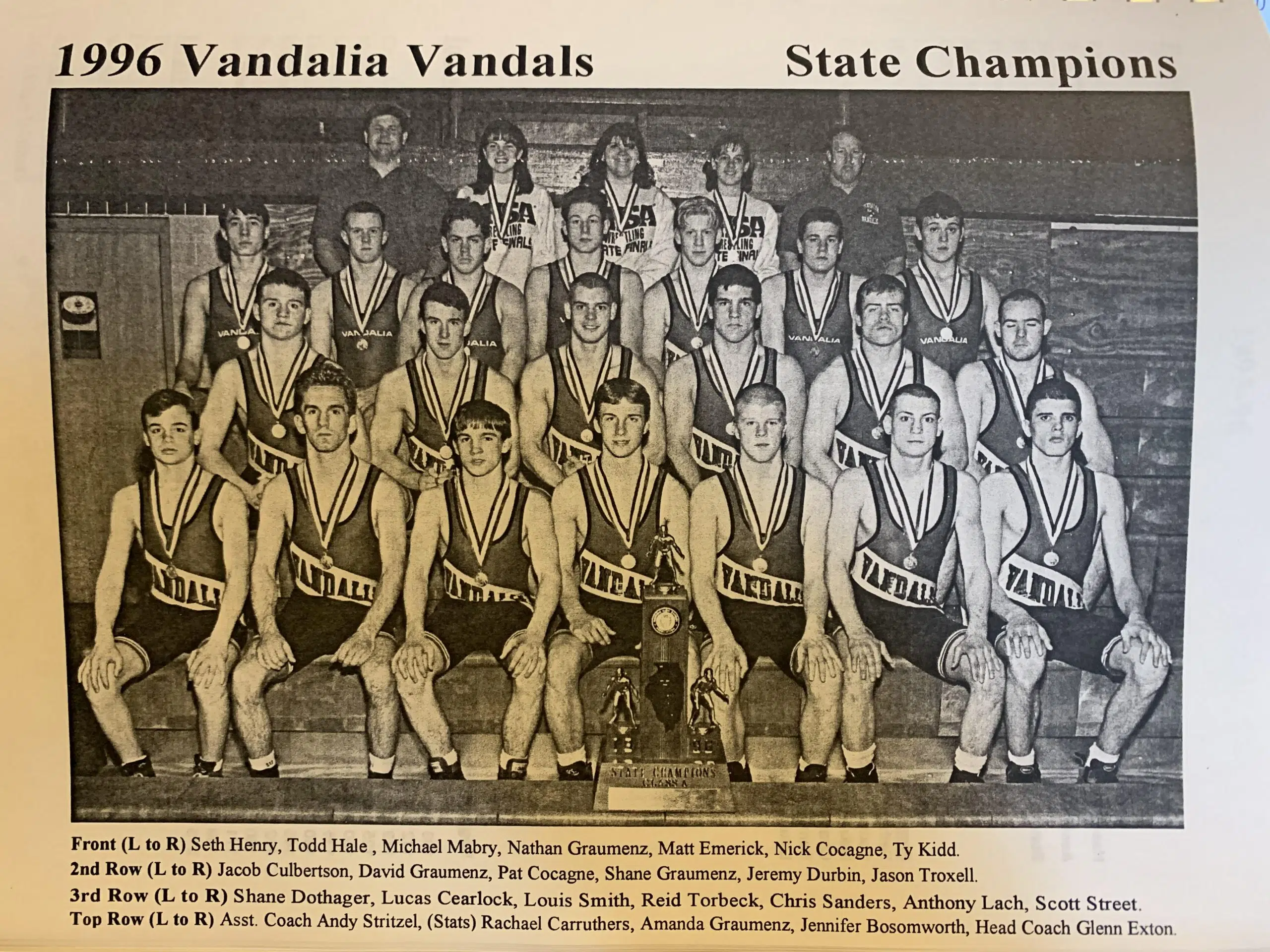 Interview with former Vandals Wrestler Michael Mabry on the 1996 Vandals State Champion Wrestling Team