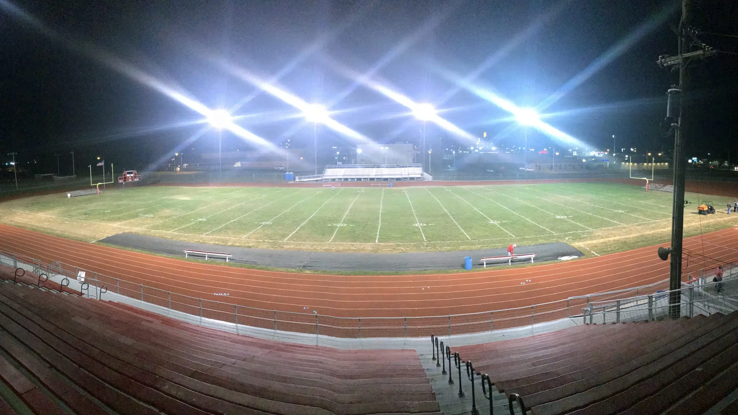 VCHS will have the lights on at Mark Greer Field tonight to show support for Senior Students and others