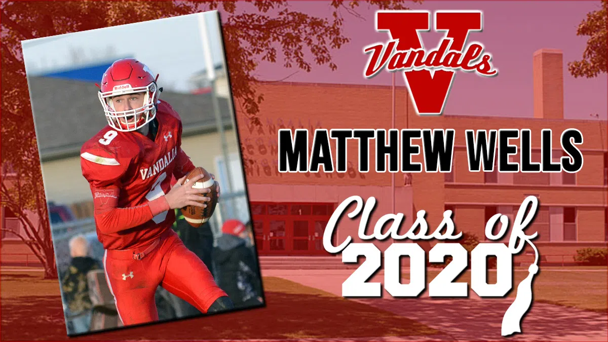 Congrats to Matthew Wells--VCHS Class of 2020