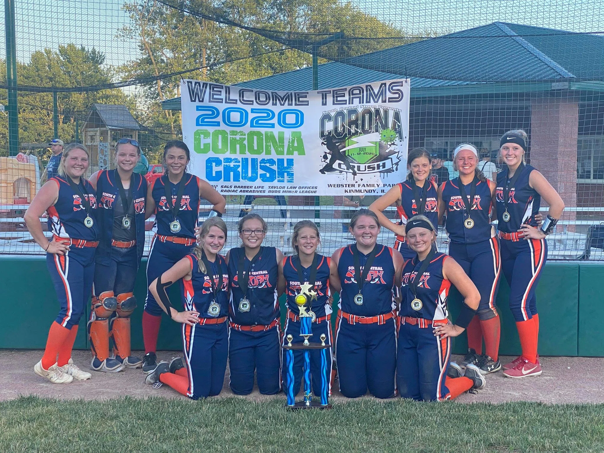 South Central Storm 14U Softball wins 2020 Corona Crush Tournament