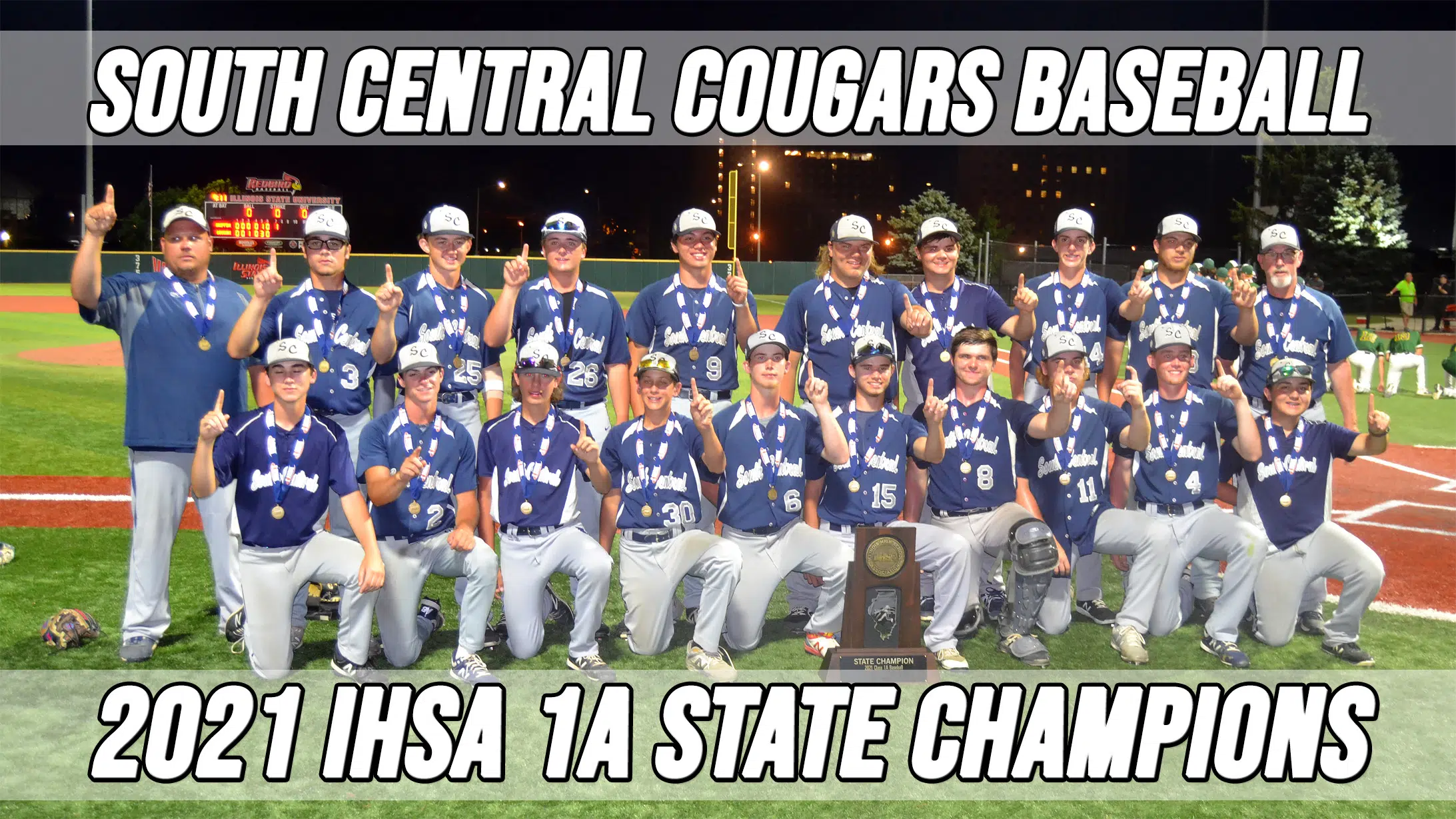 Parade this evening for South Central baseball team