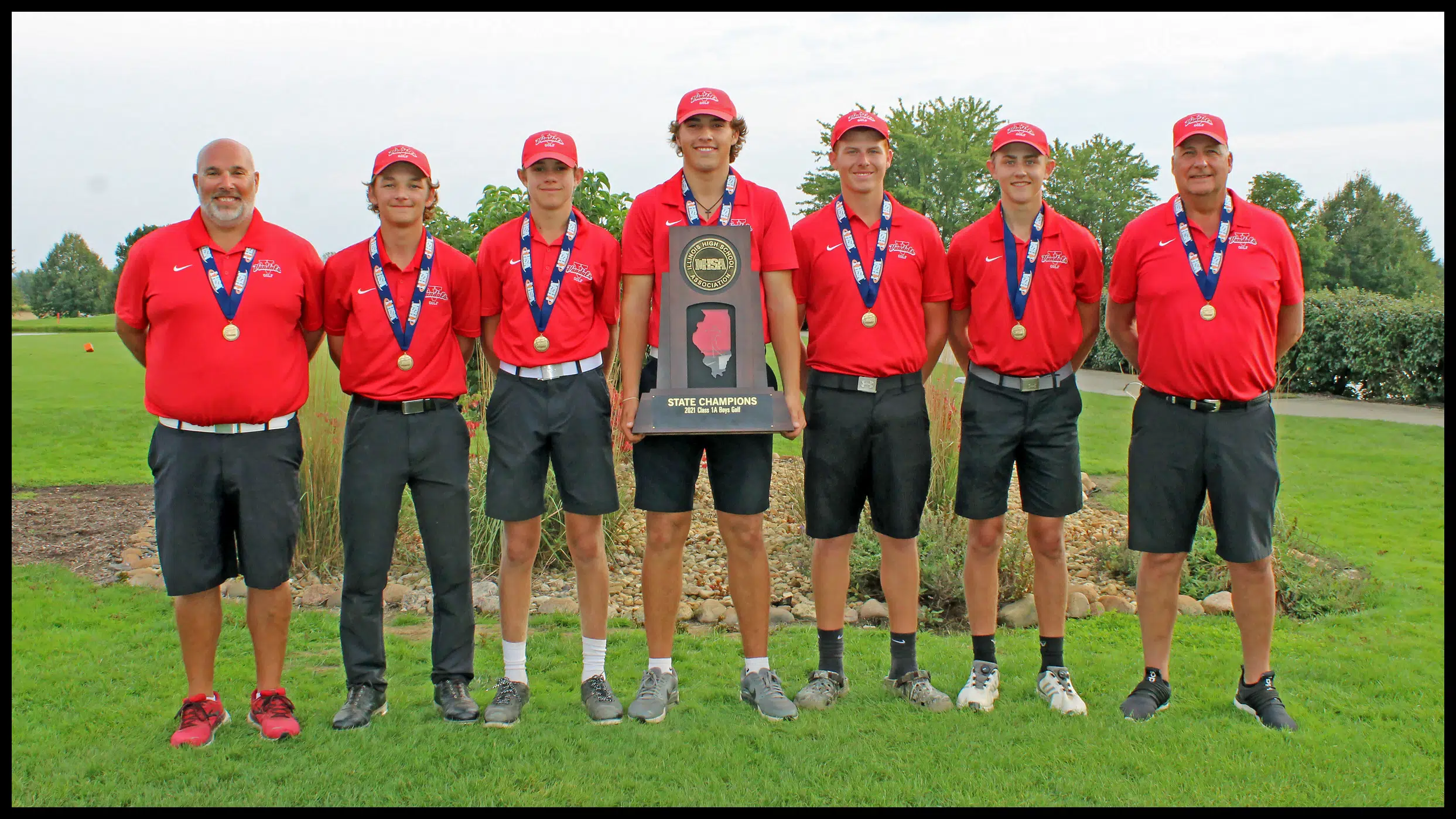 Vandalia Boys Golf - IHSA 1A State Golf Tournament Day 2 in Photos - State Championship Medal/Trophy Presentation & Welcome Home