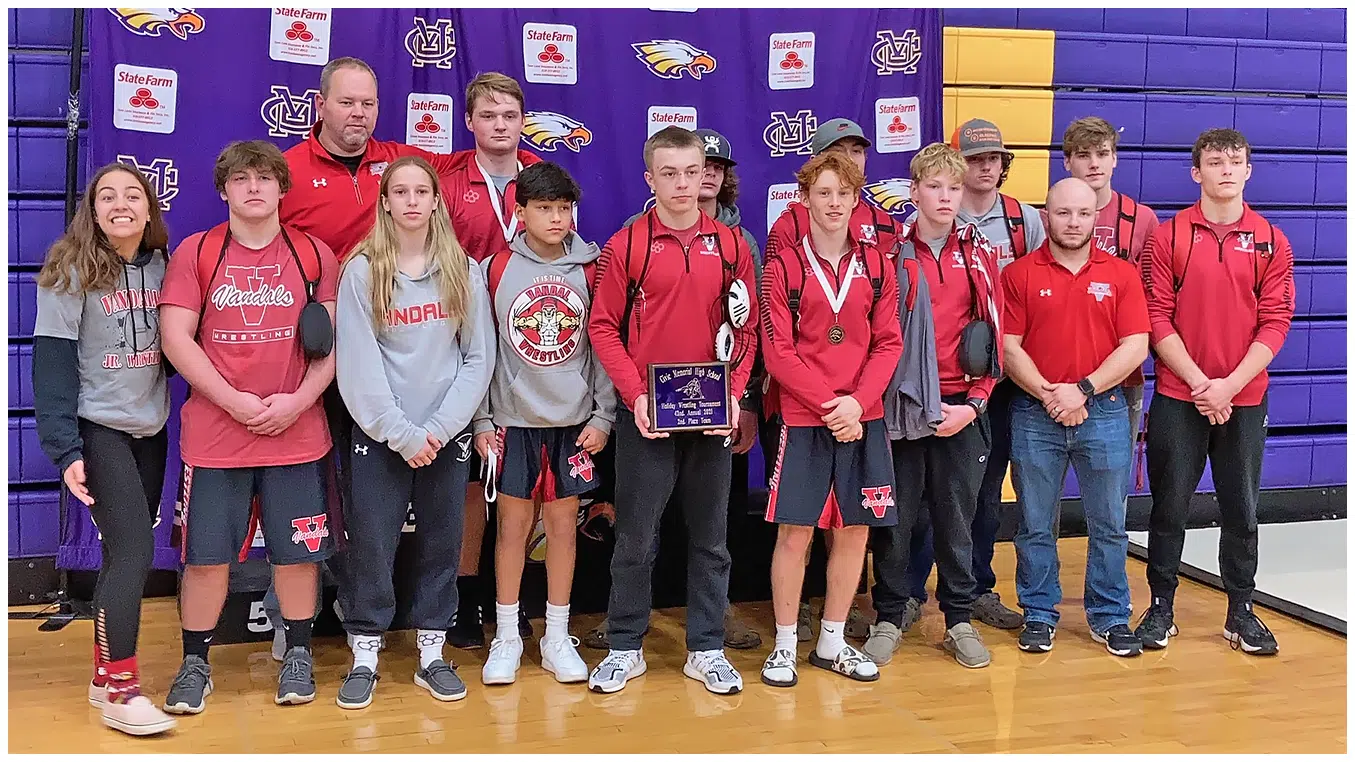 Vandals Wrestlers take 2nd as a team at CM Tournament, individual results