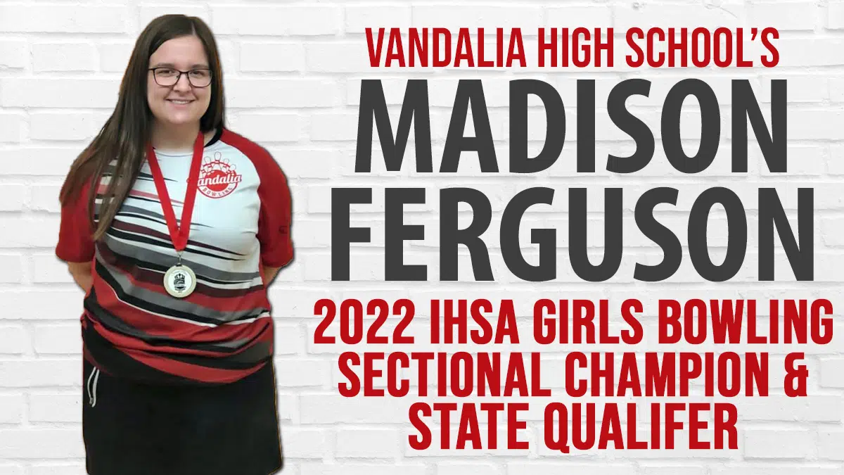 VCHS Senior Bowler Madison Ferguson is Sectional Champion