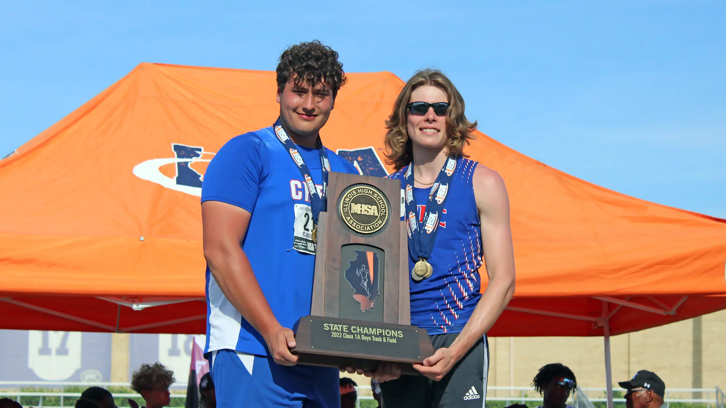 Interview with CHBC's Jadon Robertson and Daniel Lucas After State Track Championship Win