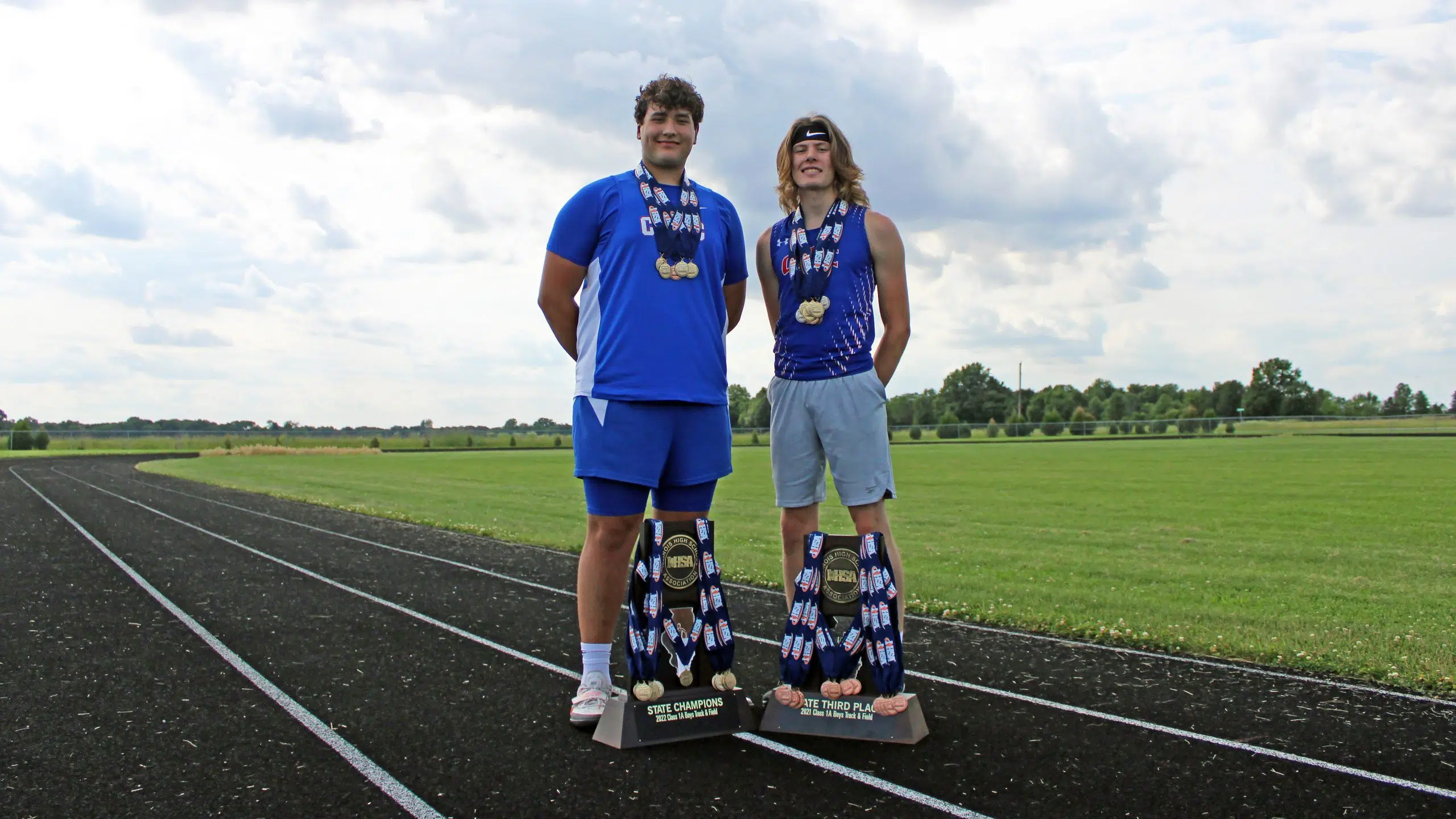 CHBC's Lucas and Robertson Shine at USATF Illinois Association Junior Olympics Championships