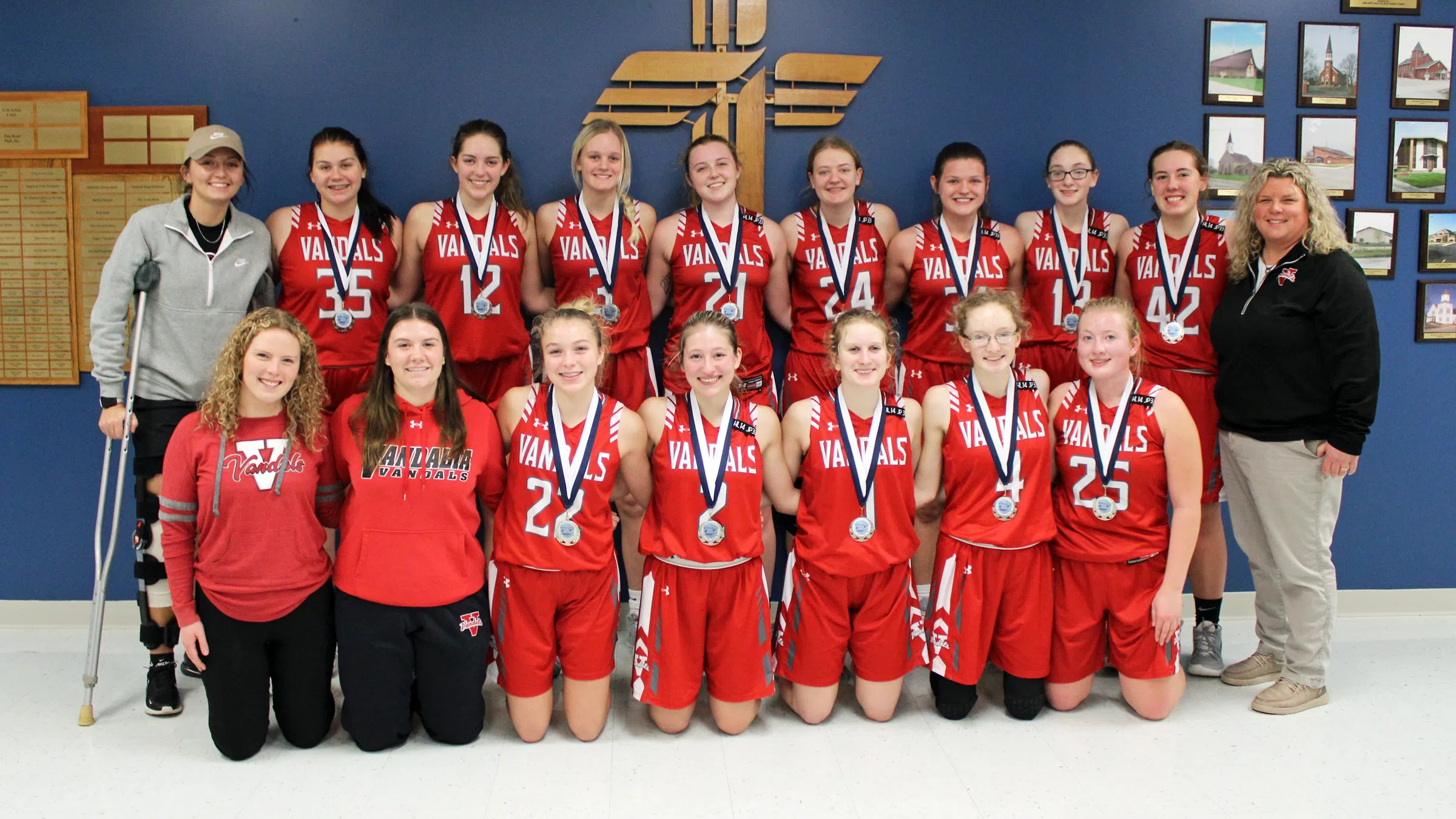 Lady Vandals Dominate Chester to Win Winterfest Consolation Championship