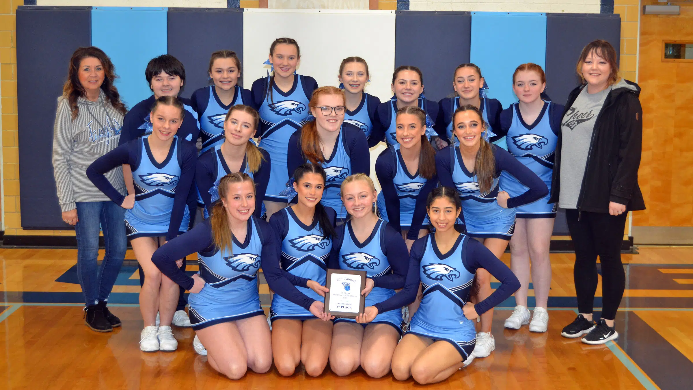 SEB Cheerleaders Take First, Mulberry Grove Finishes Second in SEHT Cheerleading Competition