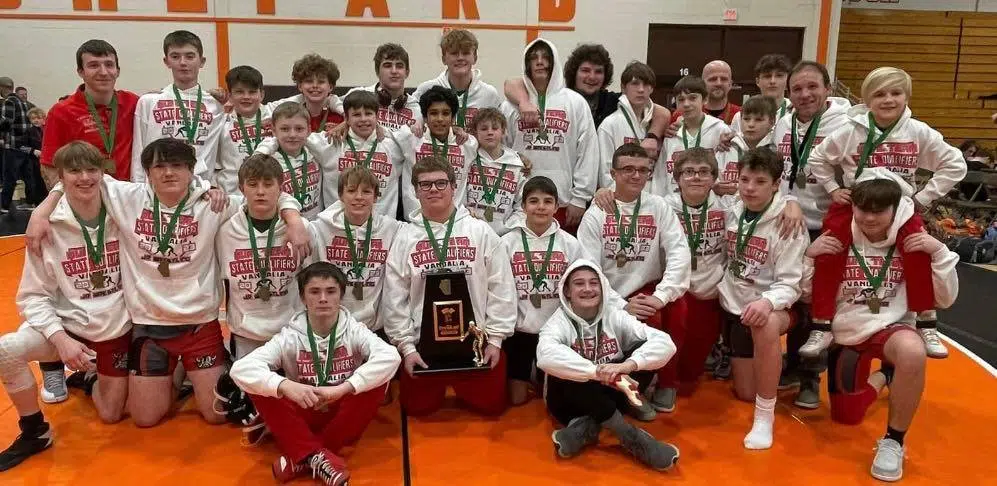 Vandals Jr High Wrestlers take 5th place at Dual Team State Tournament