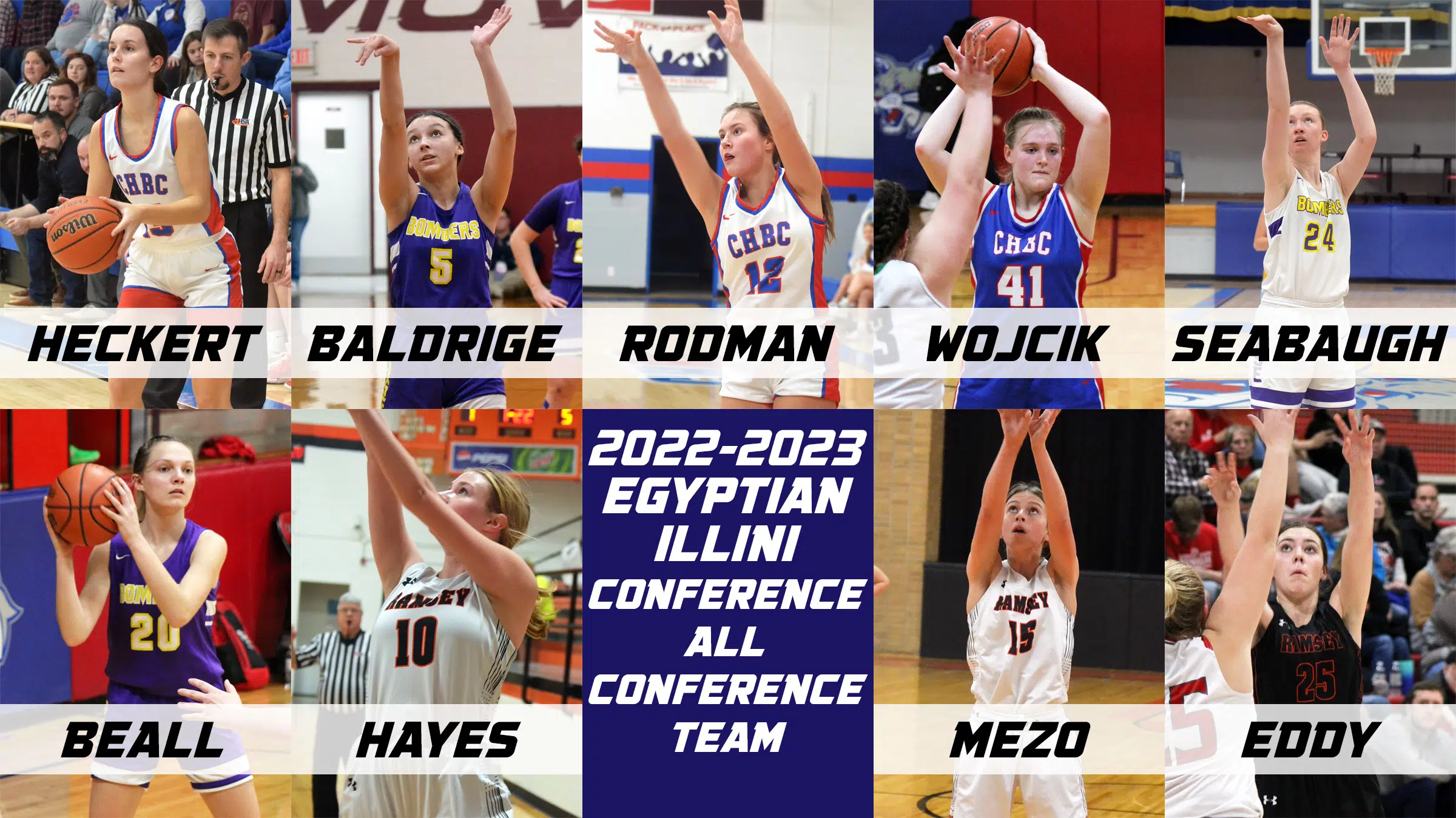 2022-2023 Girls Egyptian Illini All Conference Team Announced