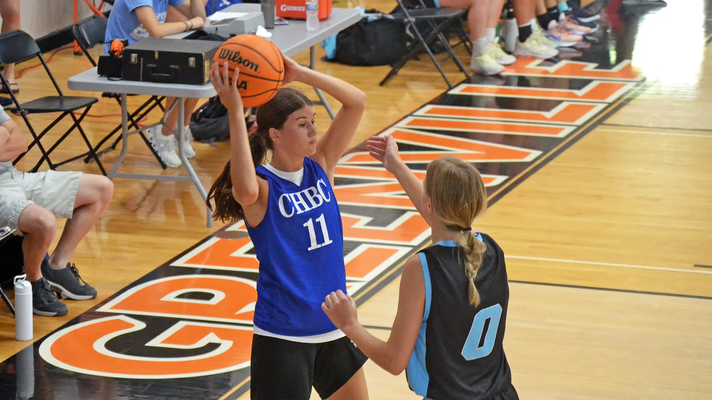 CHBC Girls Basketball in action at Greenville summer tournament