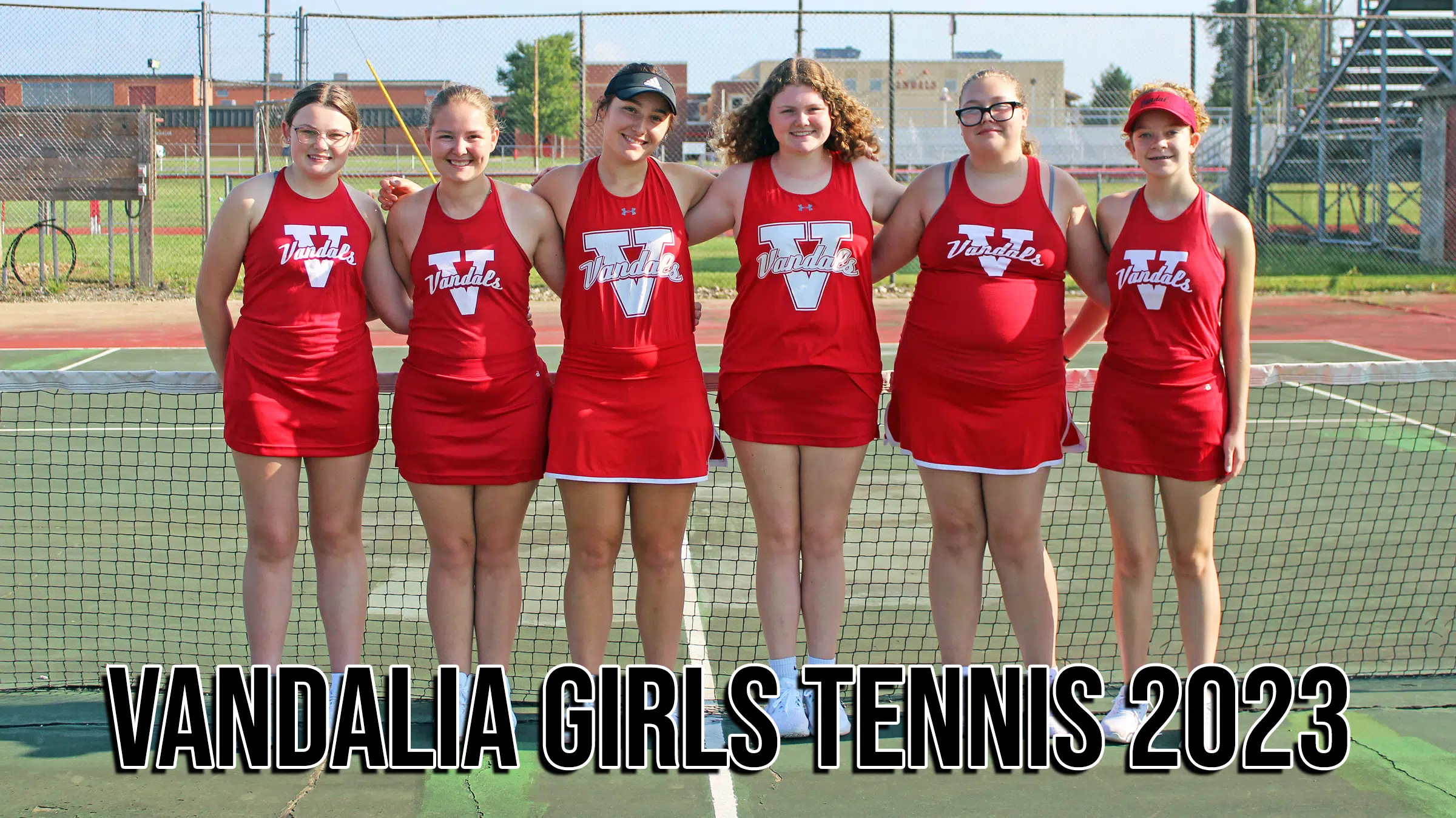 Lady Vandals tennis ties with Roxana