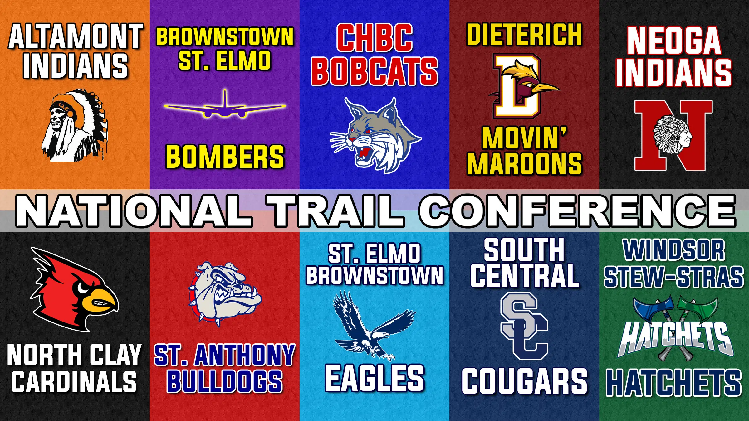 National Trail Conference Volleyball Tournament Seeds and Schedule