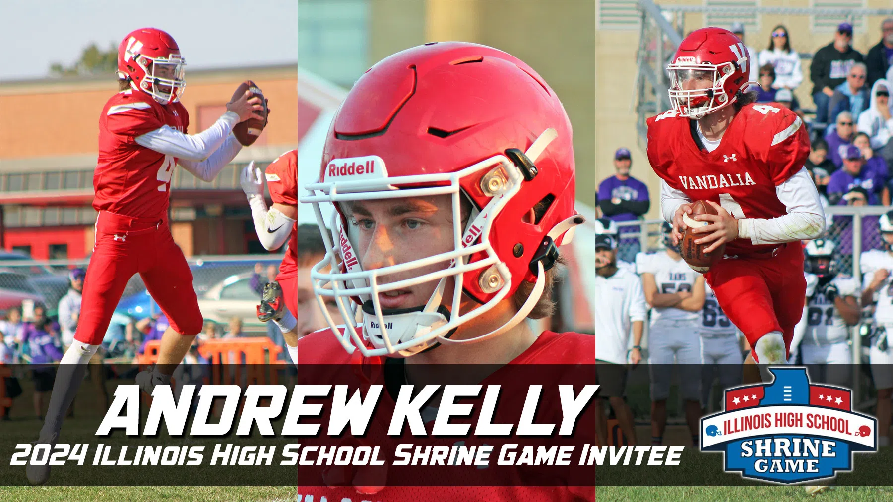 Andrew Kelly Chosen for 2024 Illinois High School Shrine Game