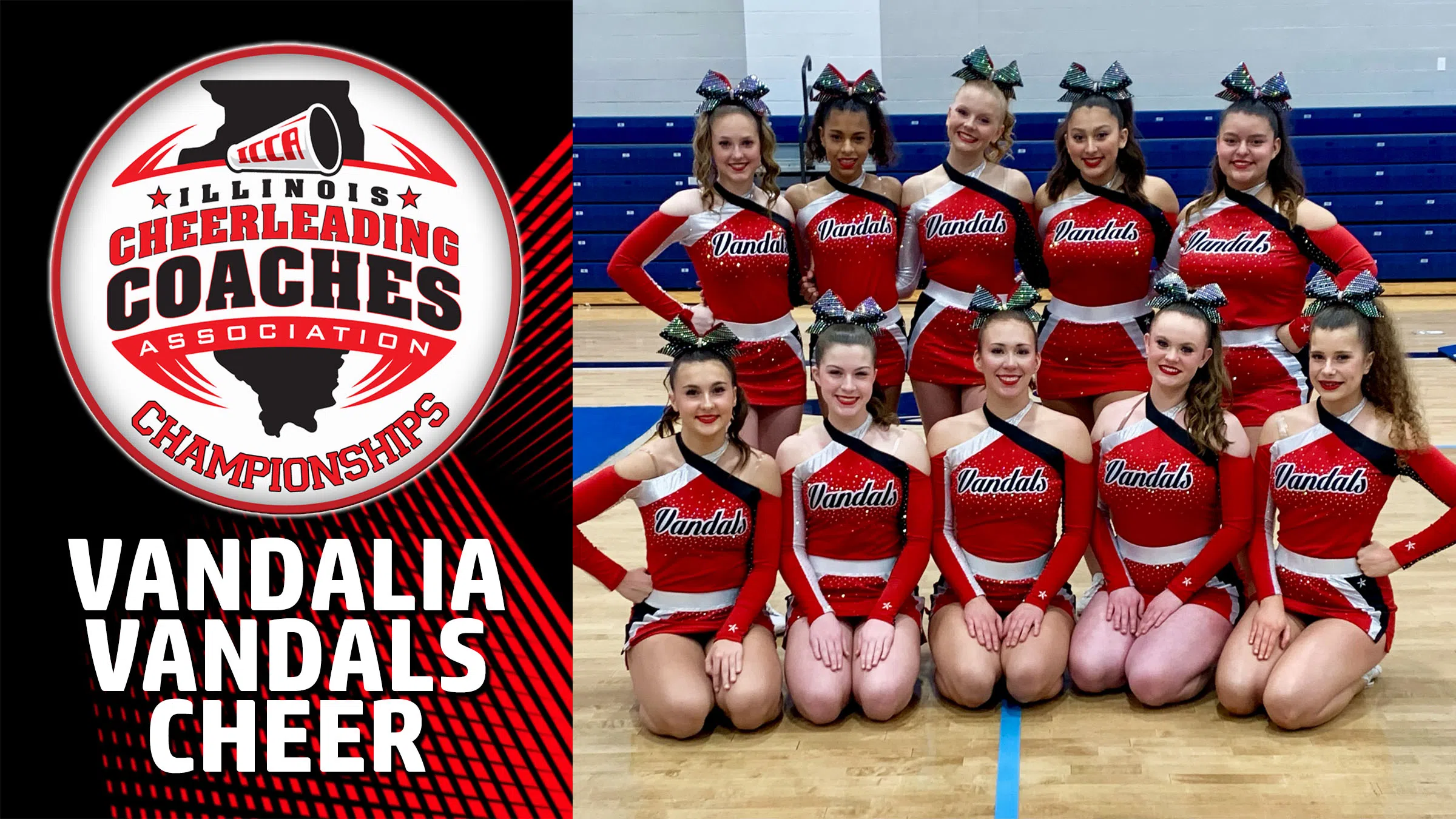 Vandalia Cheer Competes at ICCA State Championship I70Sports