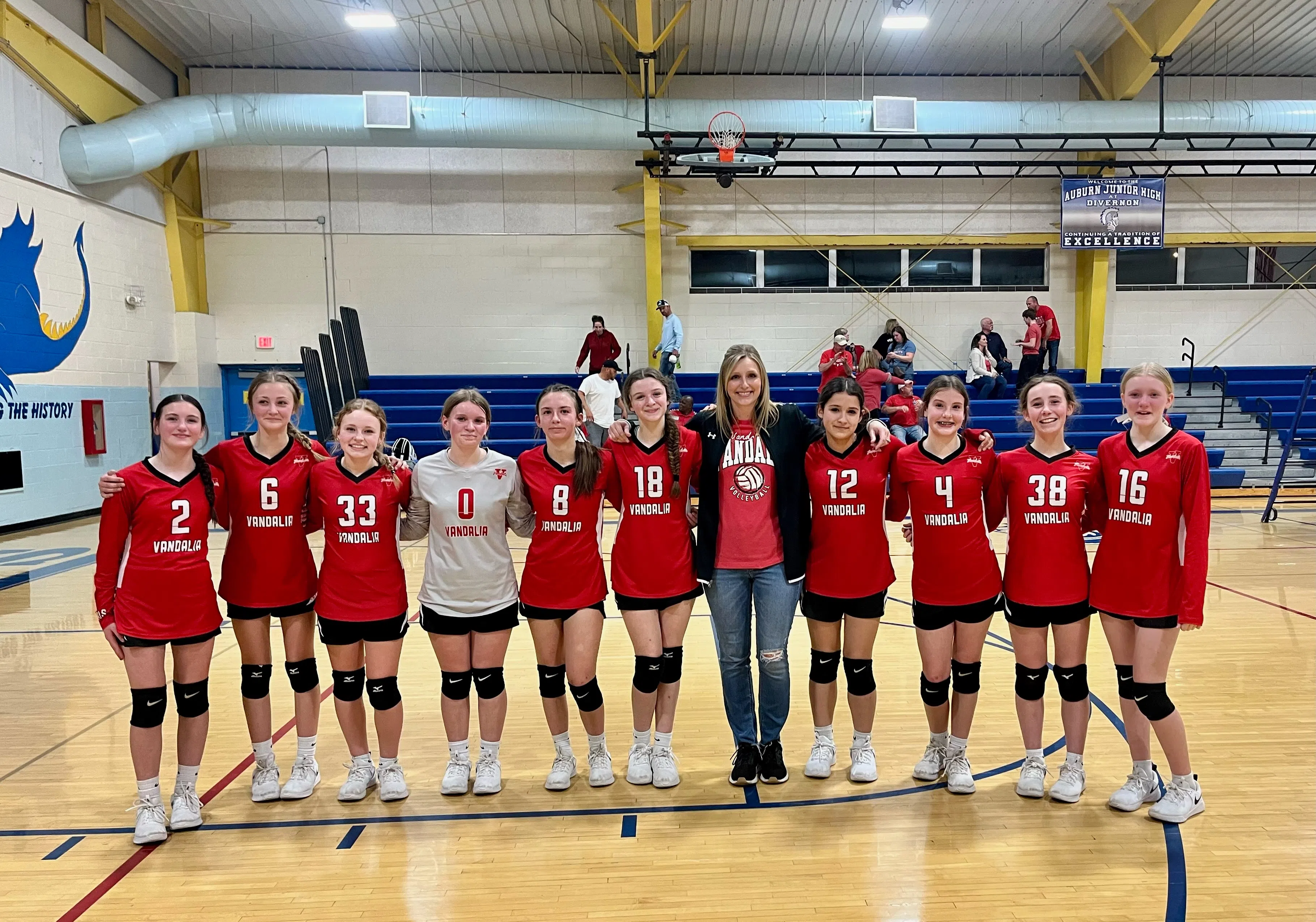 Lady Vandals 7th Grade Volleyball Team falls in Regional Championship to Pana