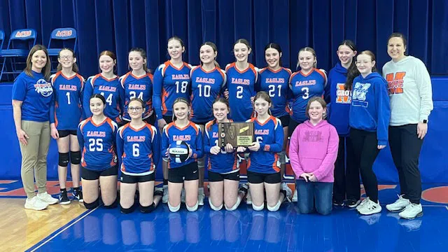 Mulberry Grove 8th Grade Volleyball Claims Regional Championship
