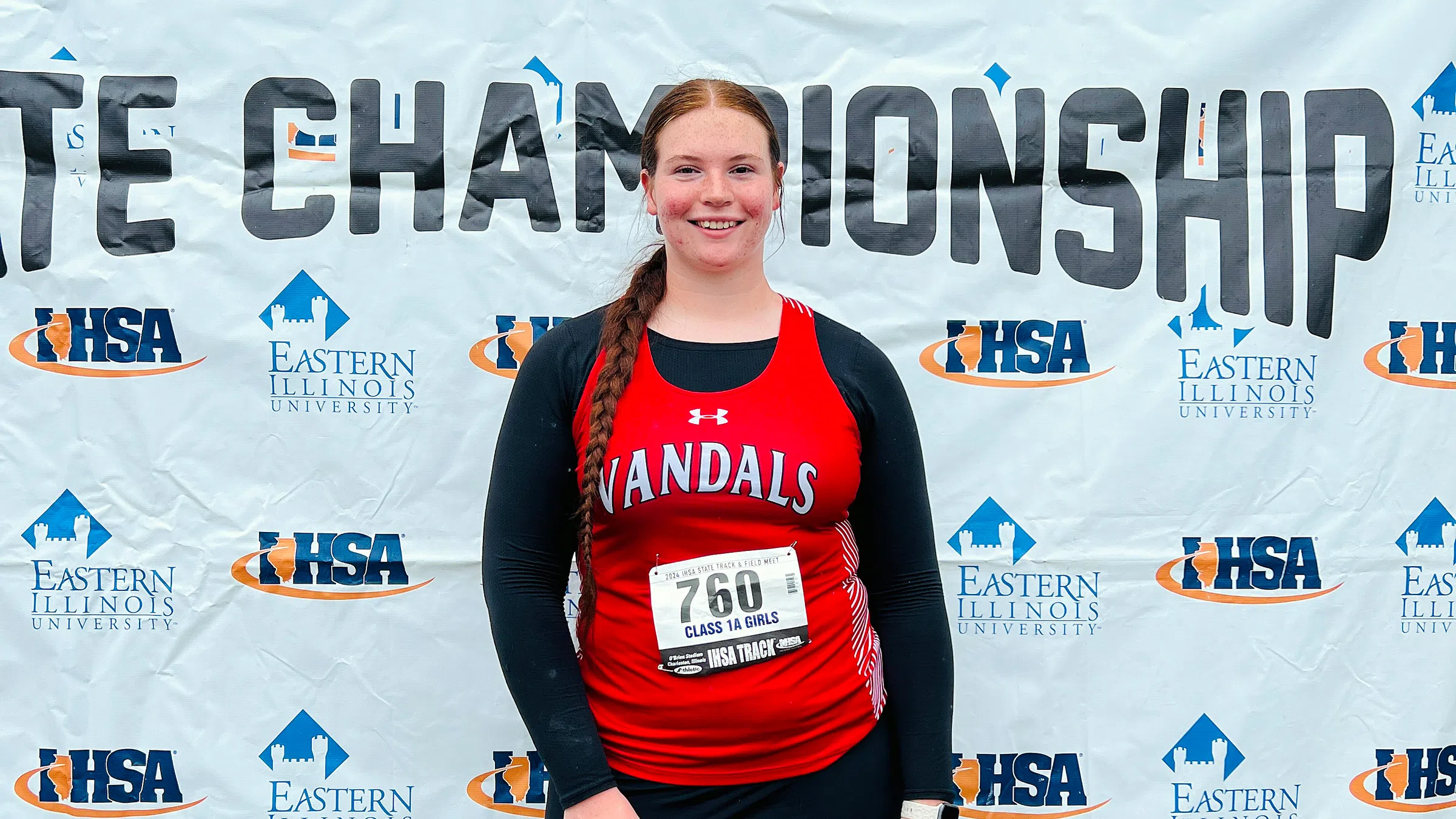 Vandalia's Hannah Brown Set for IHSA Girls State Track Finals Today