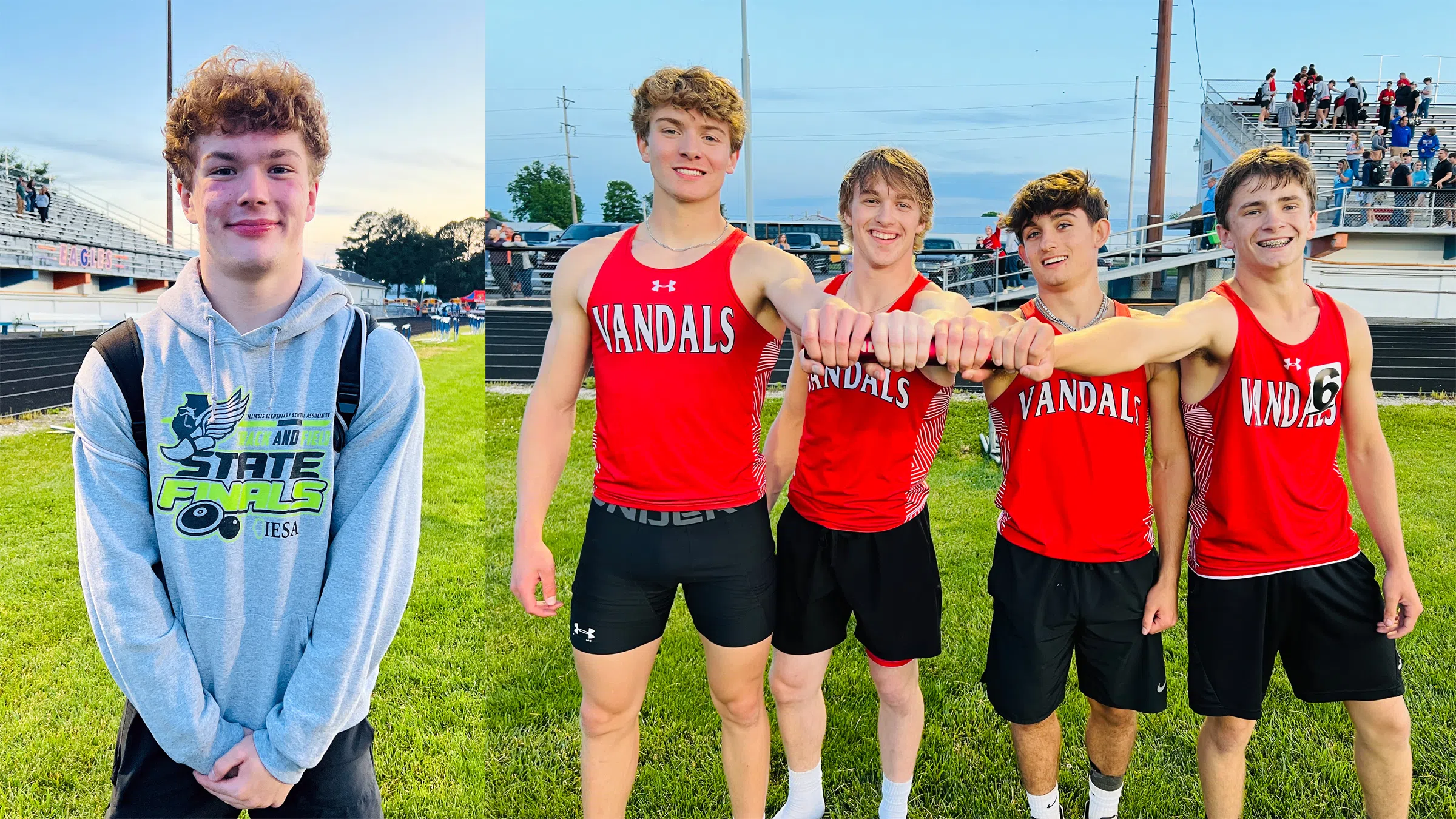 Bowers Advances to State Track Meet and 4×400 Relay Breaks School Record as Vandals Take 5th Newton Sectional