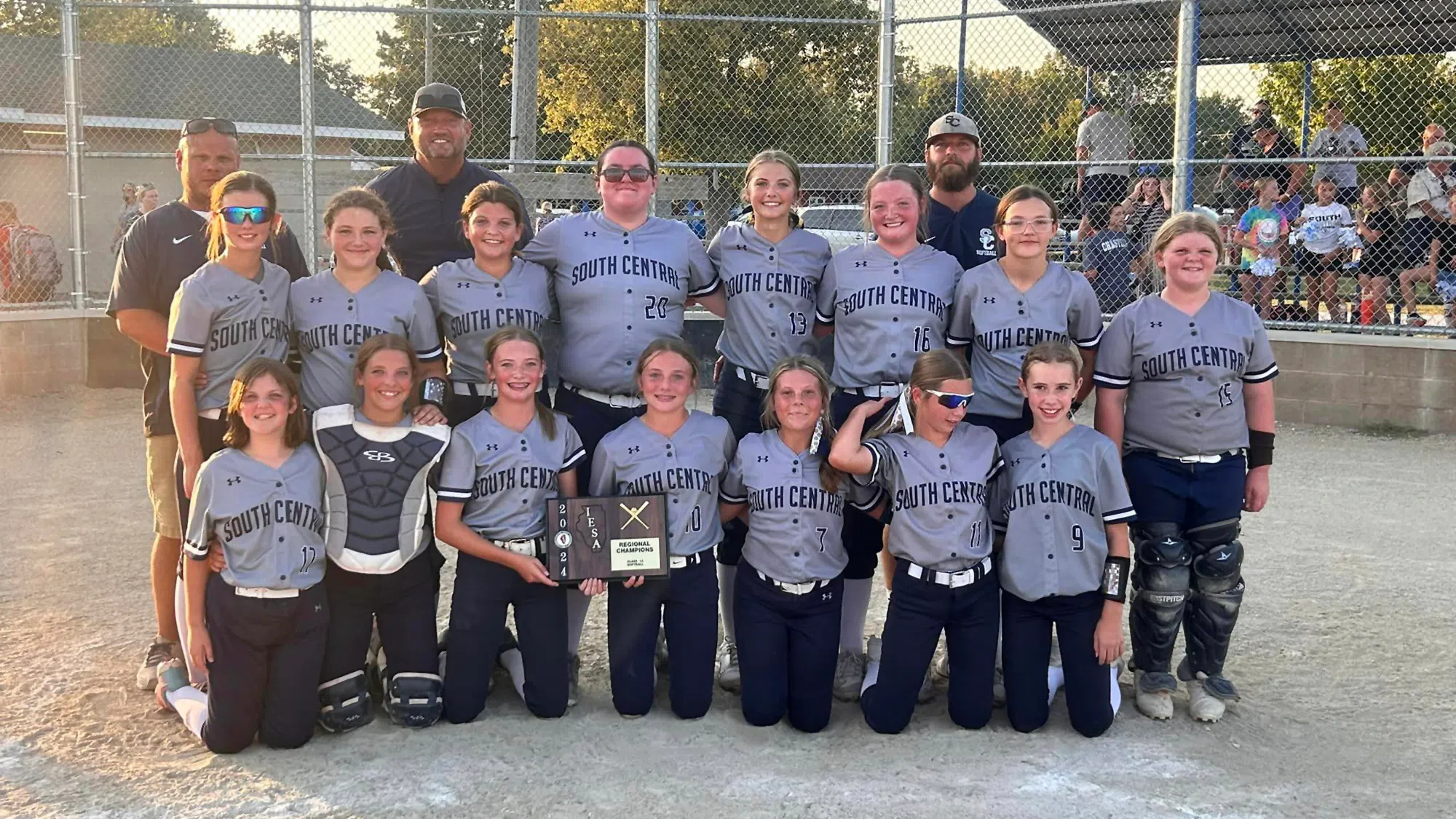 South Central Lady Falcons Claim Third Straight IESA 1A Regional