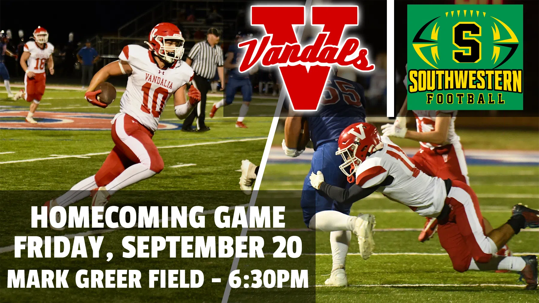 Vandals set to battle Southwestern for Homecoming