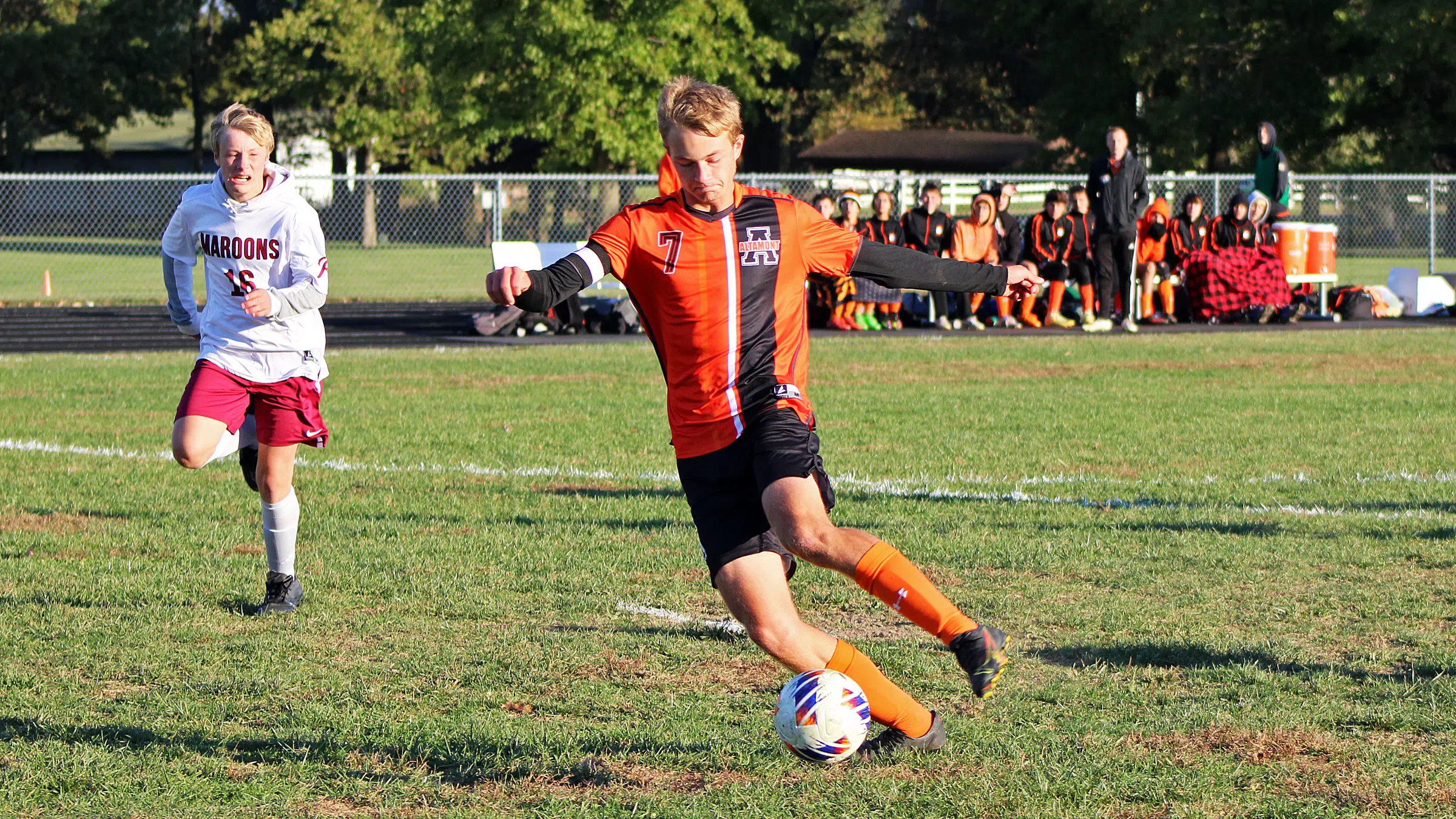 Altamont Soccer Takes Down Robinson, Advances to Regional Semifinals