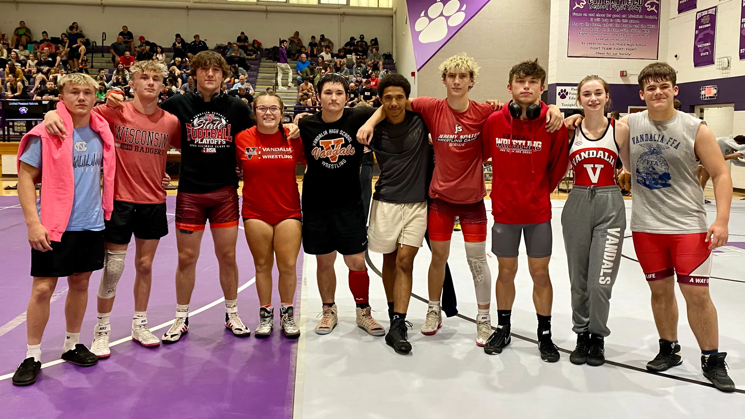 Vandalia Wrestlers Compete in Litchfield Preseason Tournament