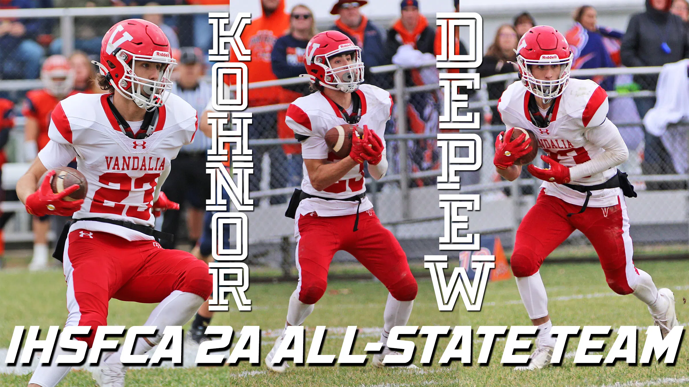 Vandalia's Depew Named to IHSFCA 2A All-State Team