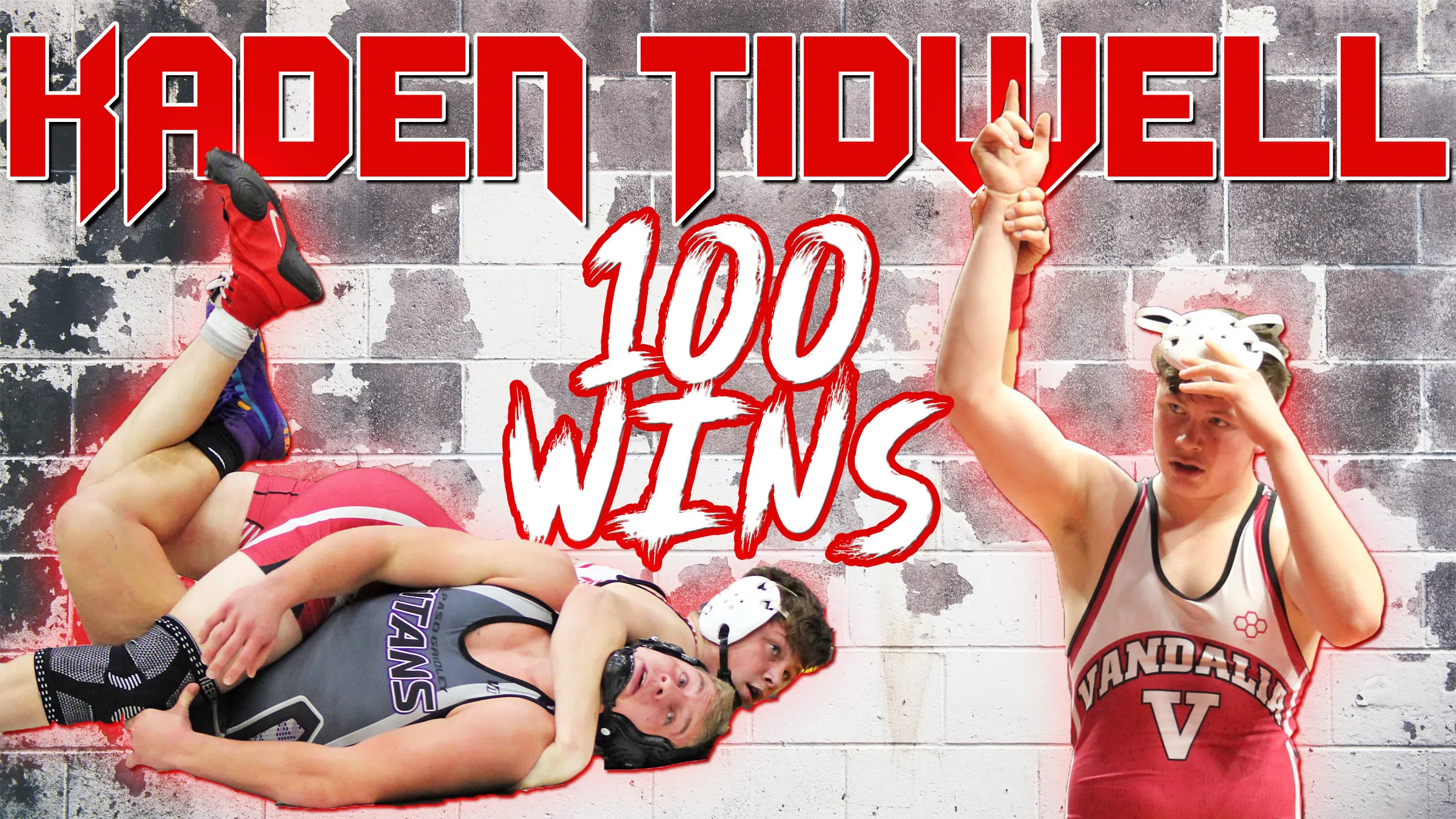 Vandalia Wrestling’s Kaden Tidwell Surpasses 100 Career Wins