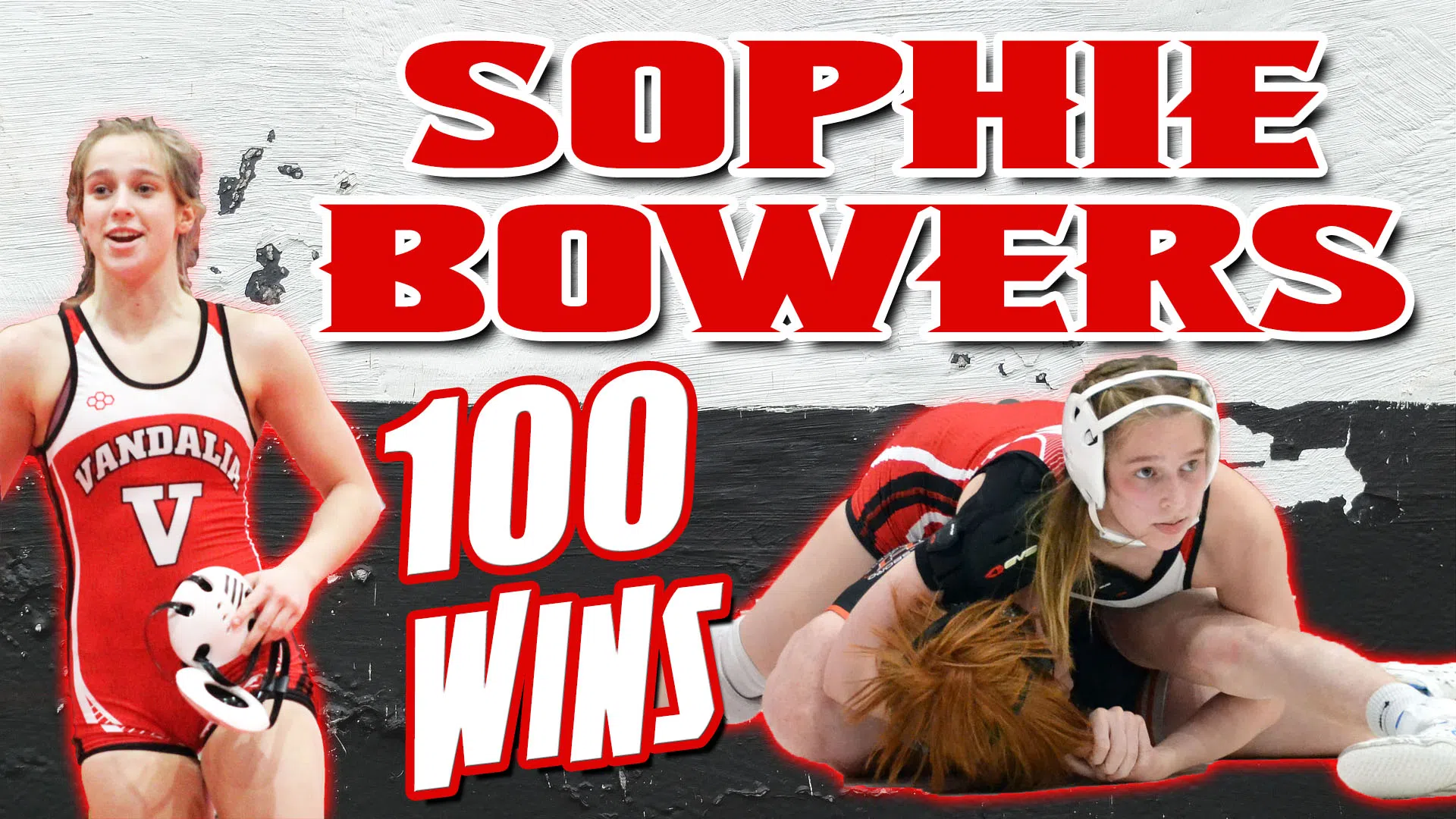 Vandals Senior Wrestler Sophie Bowers notches her 100th career win