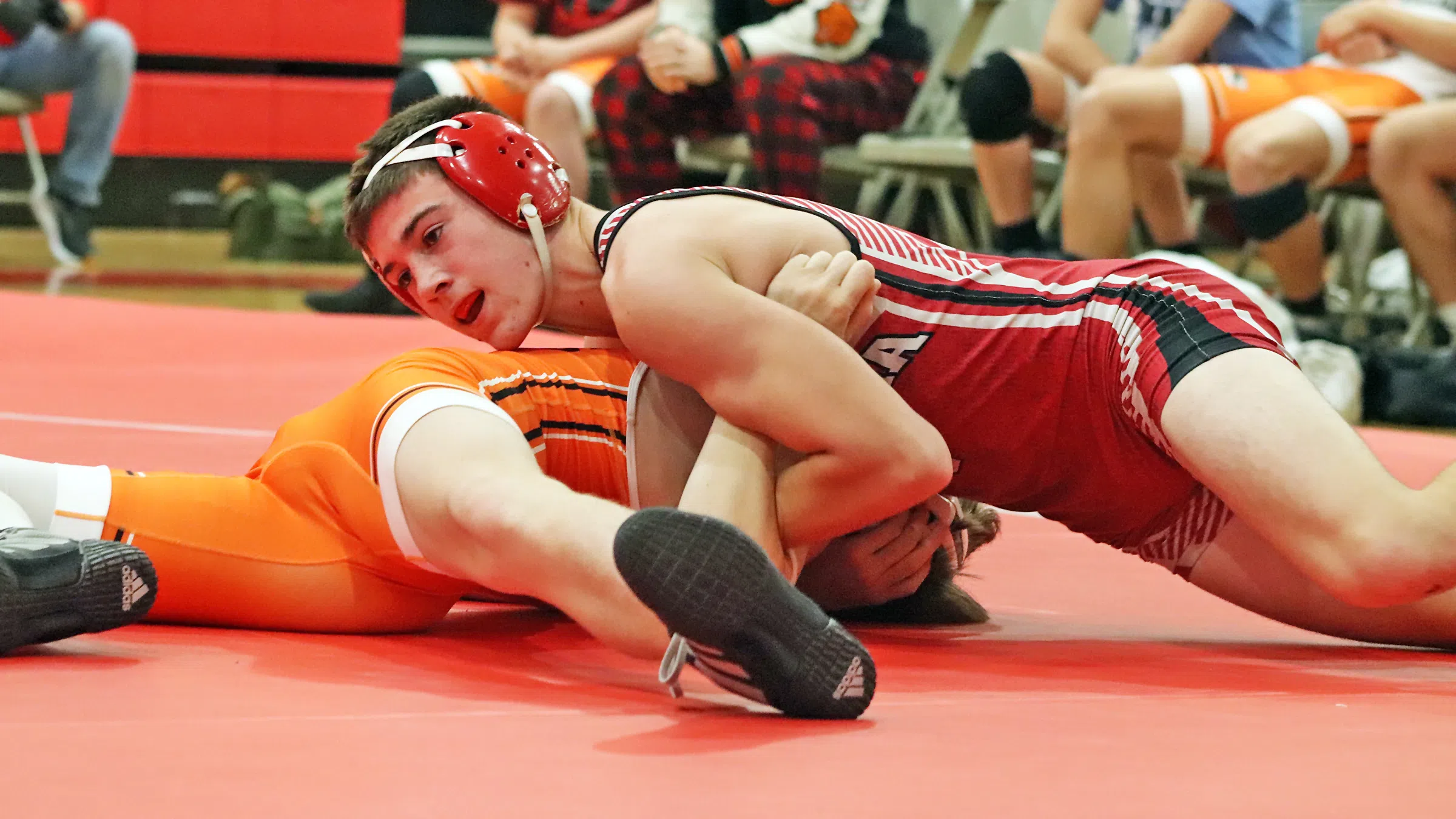 Vandals wrestlers roll to 2 dual team wins on Saturday