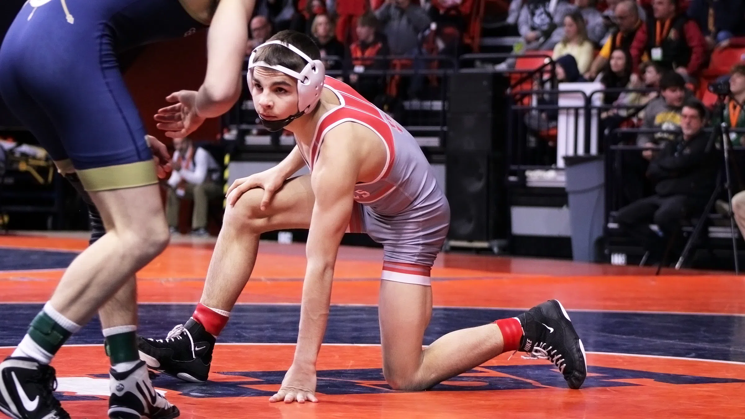 Vandalia's Max Philpot Takes 1st Place at 113lbs at IHSA 1A Individual Wrestling State Finals