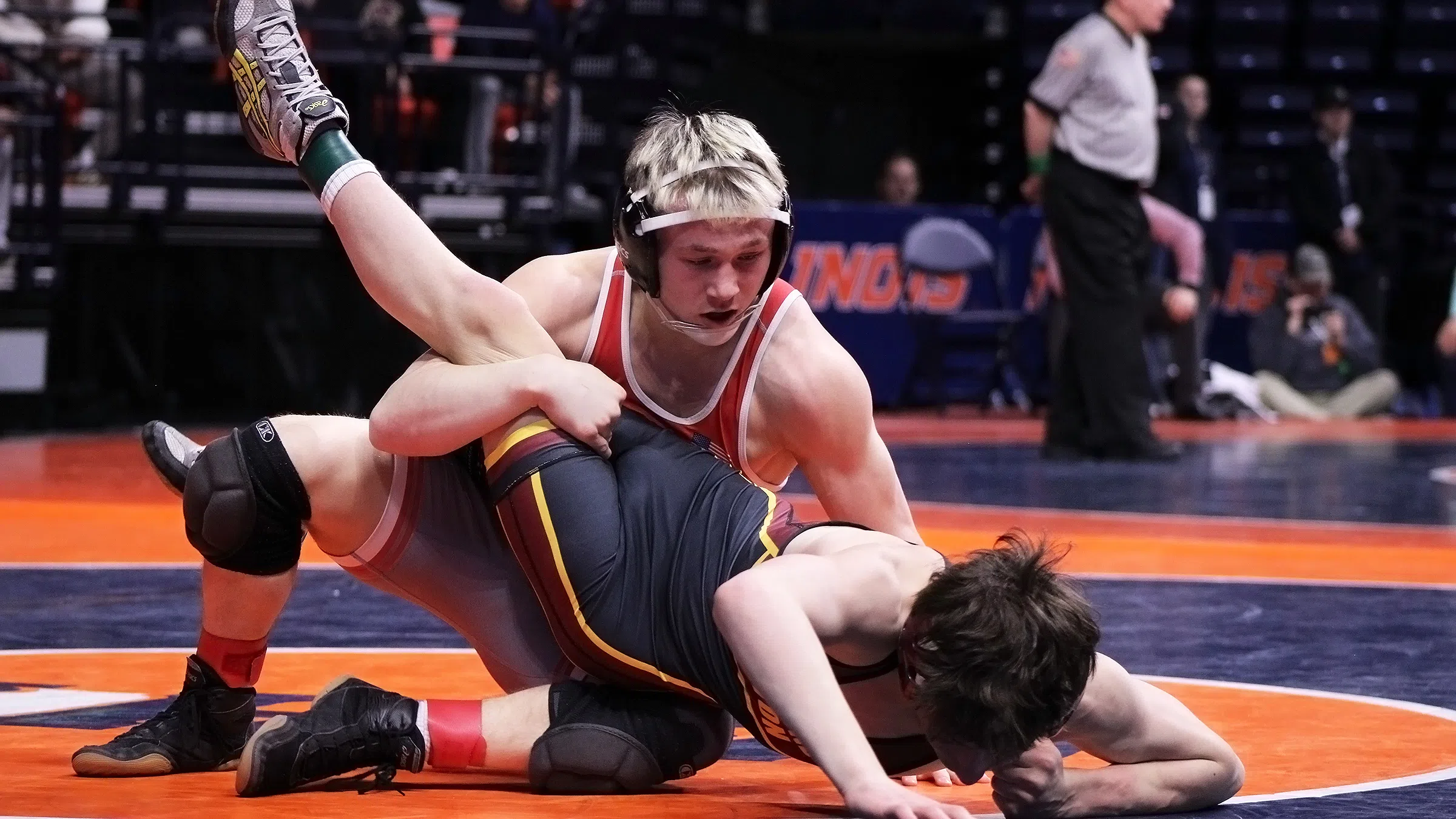 Vandalia's Preston Waughtel Takes 2nd Place at 120lbs at IHSA 1A Individual Wrestling State Finals