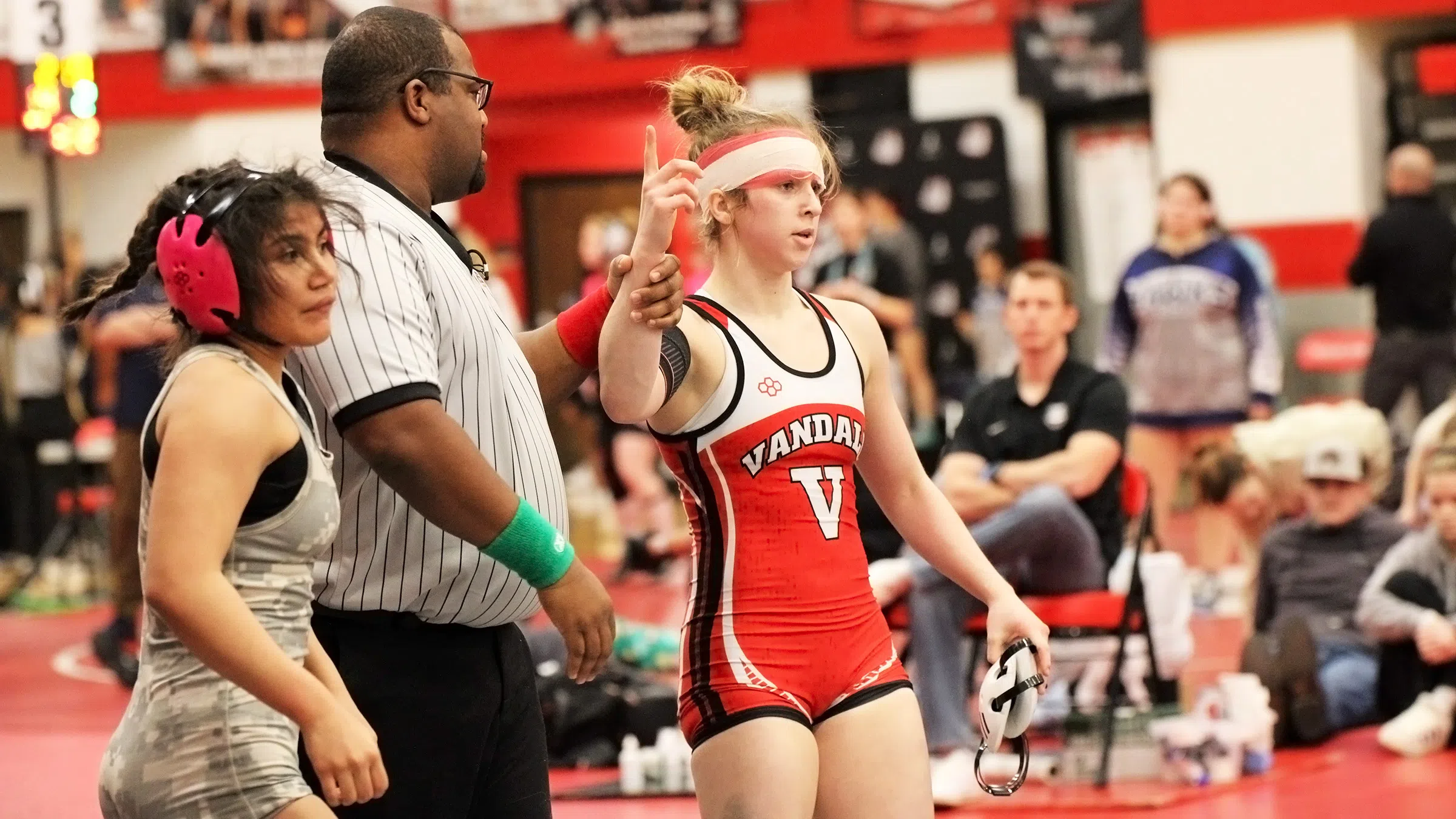 Bowers Repeats as Sectional Champion, Lady Vandals Wrestling Takes 5th As Team at Highland Sectional