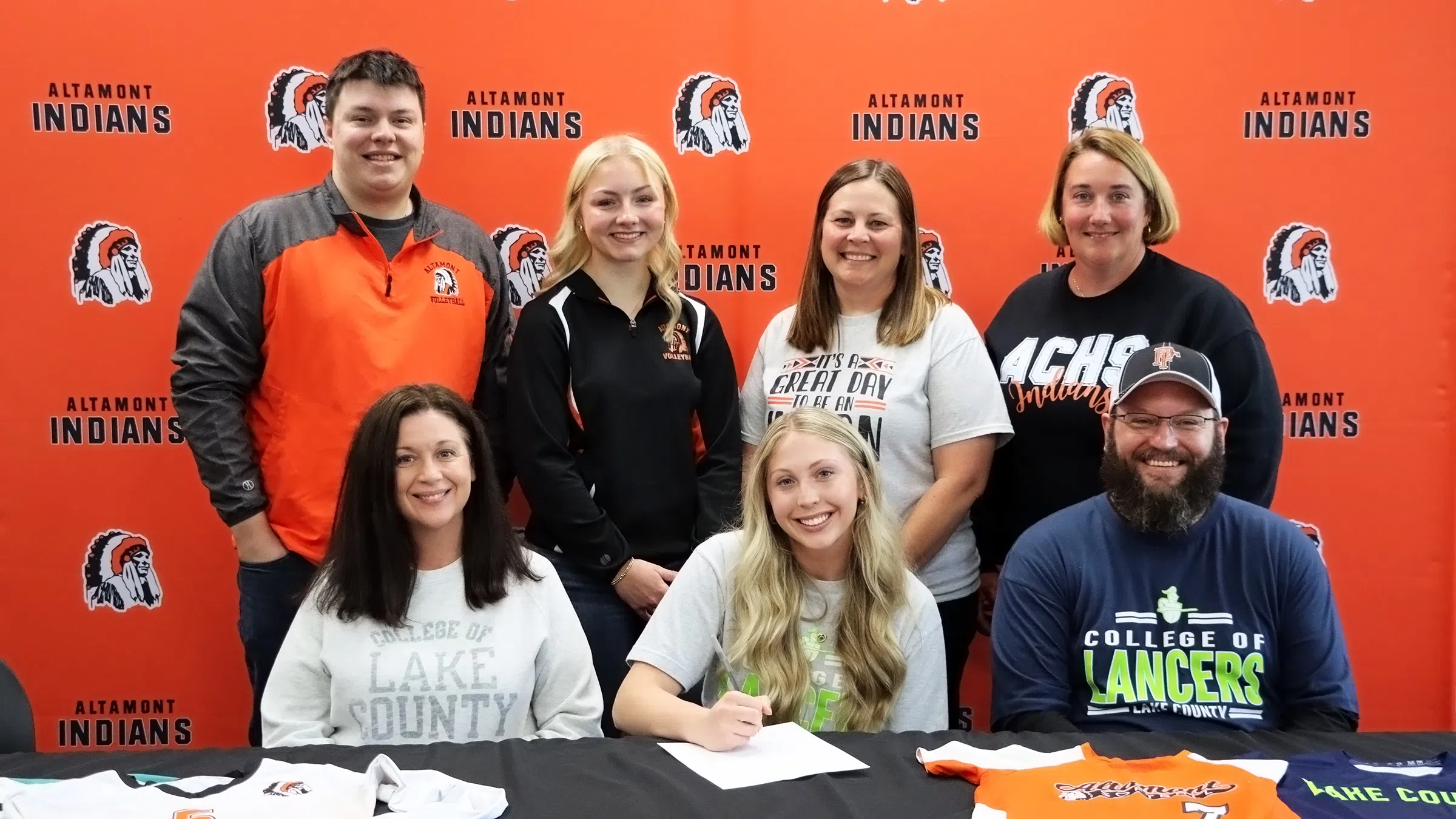 Altamont's Lemke Signs to Play Softball and Volleyball for College of Lake County