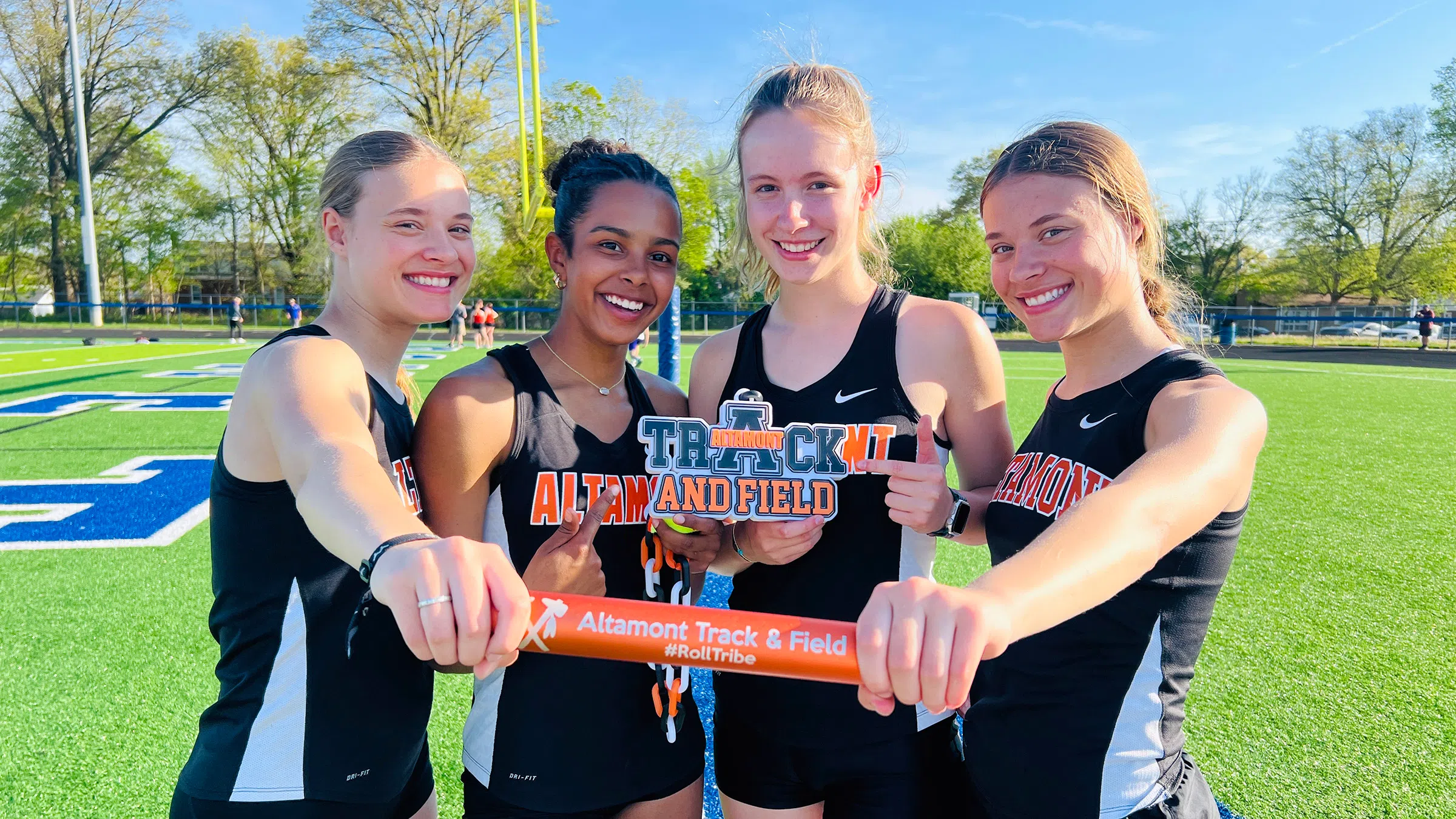 Altamont Girls 4x100 Relay Team Breaks 25-Year Old School Record; Altamont Finishes in 4th Place at Ellis Invite