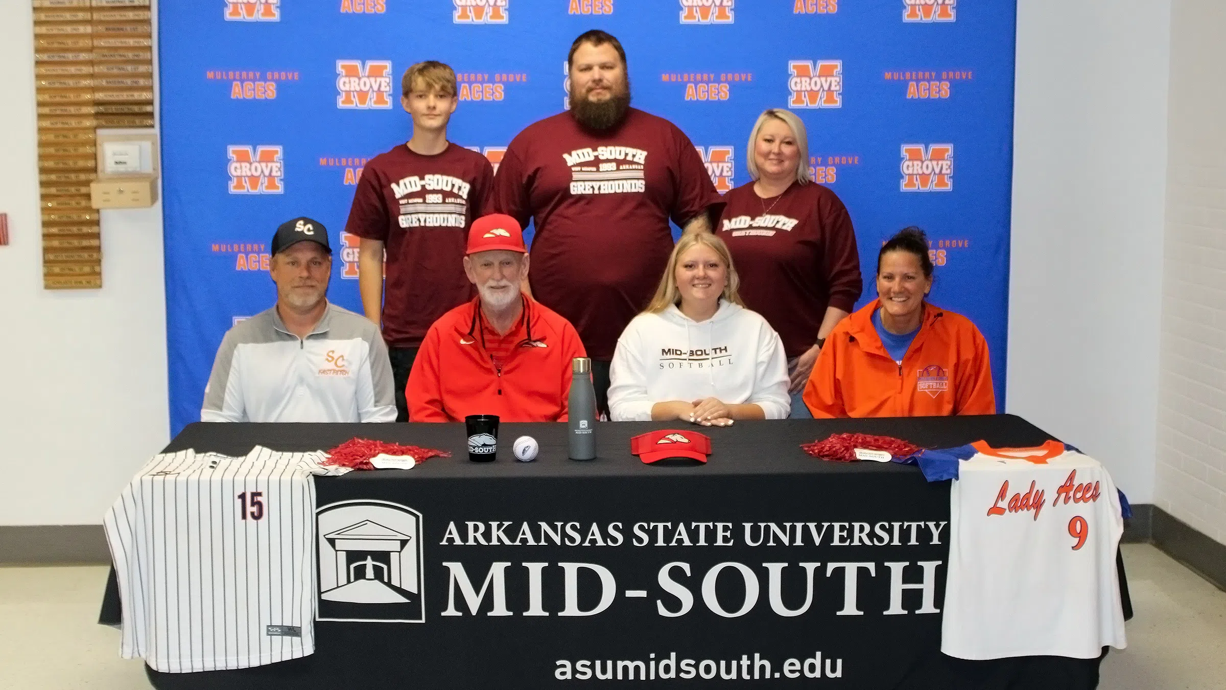 Mulberry Grove's Stone Signs with Arkansas State Mid South