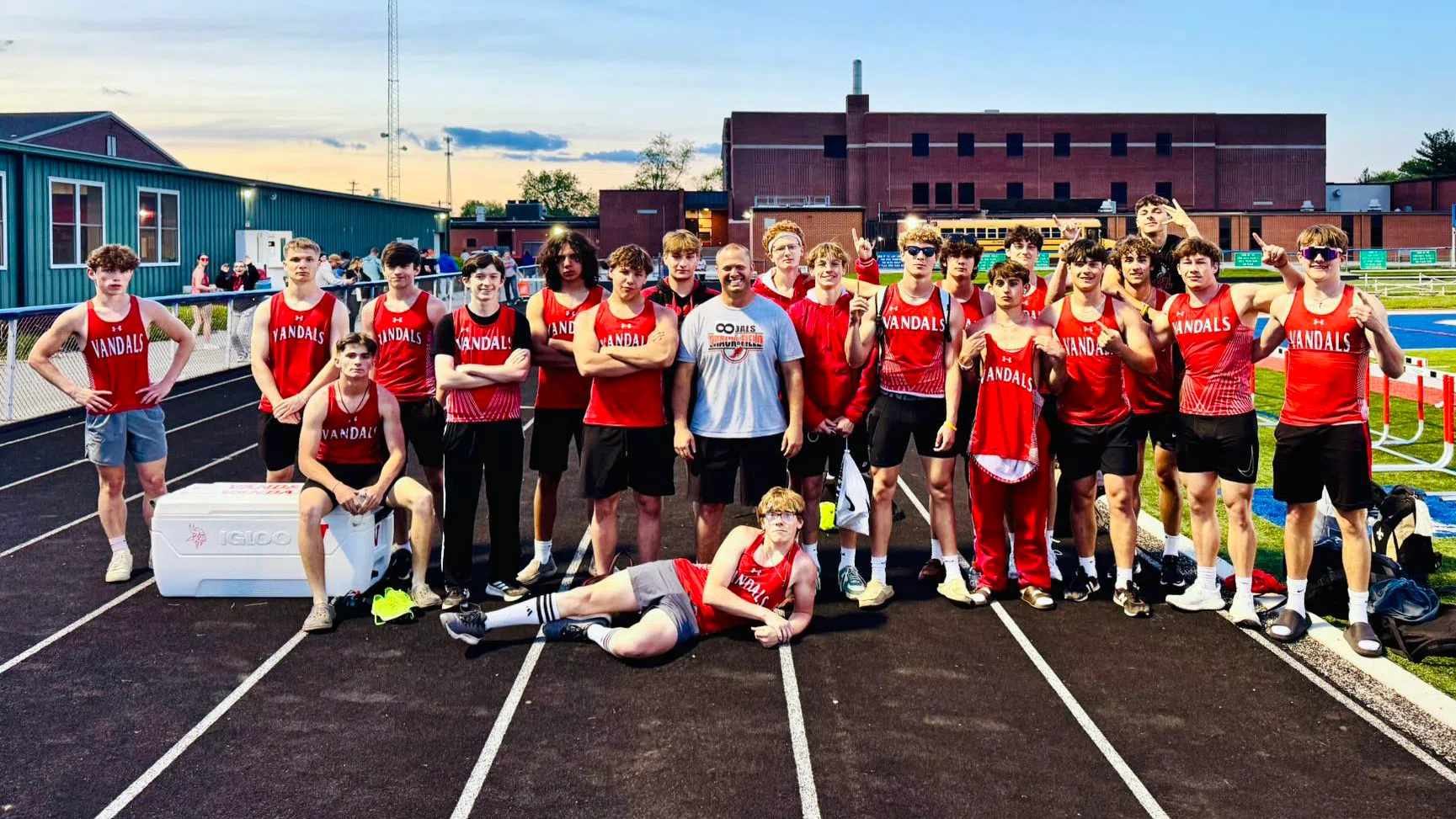 Vandalia Boys Claim South Central Conference Track Championship