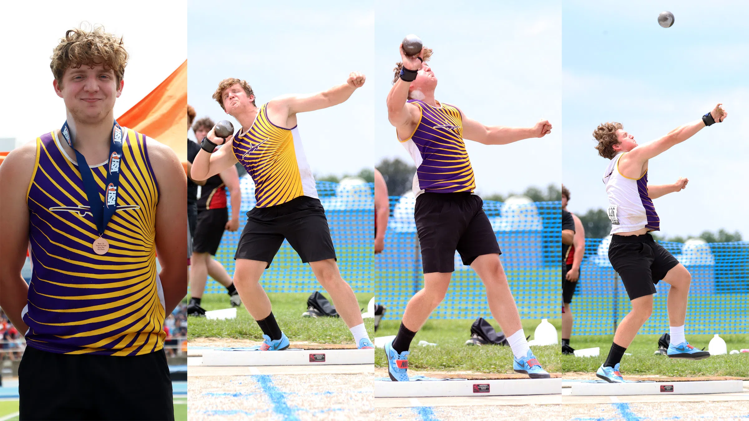 BSE’s Monnet Finishes in Fourth Place in Shot Put at IHSA 1A State Track Finals