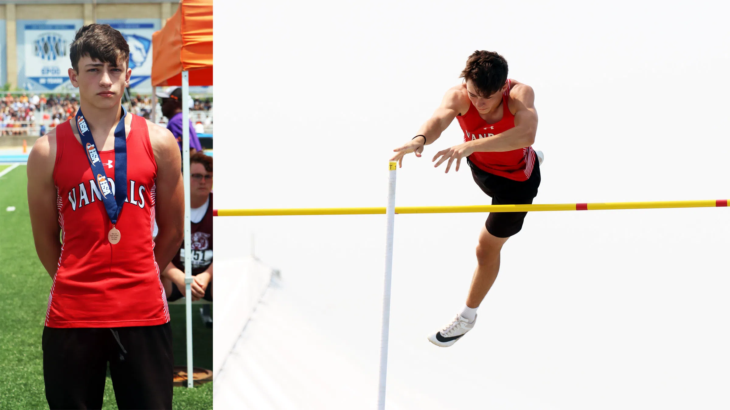 Vandalia’s Wimberly Finishes in Eighth Place in Pole Vault at IHSA 1A State Track Finals