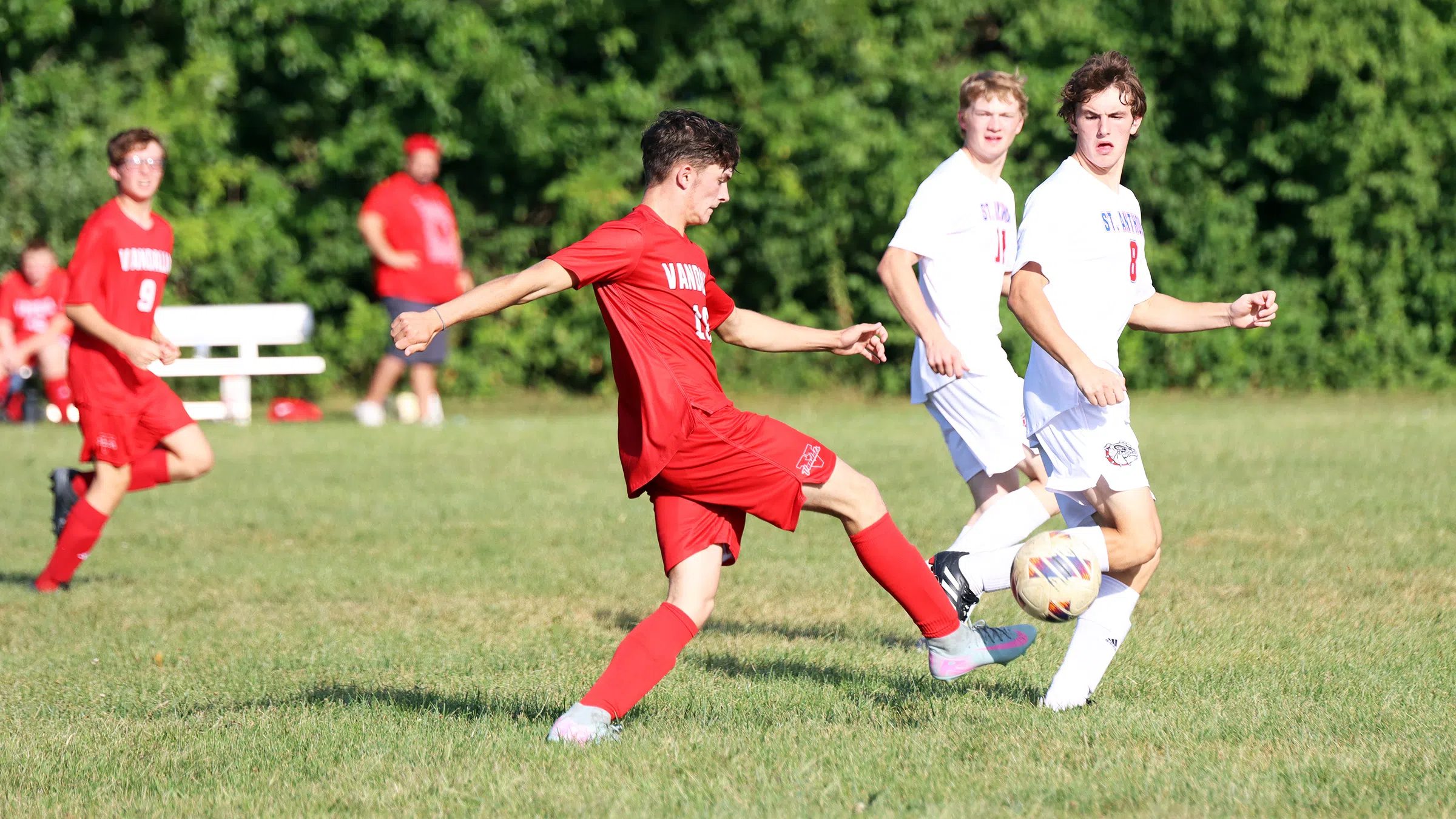 Vandalia Soccer Earns Draw With St. Anthony in Home and Season Opener