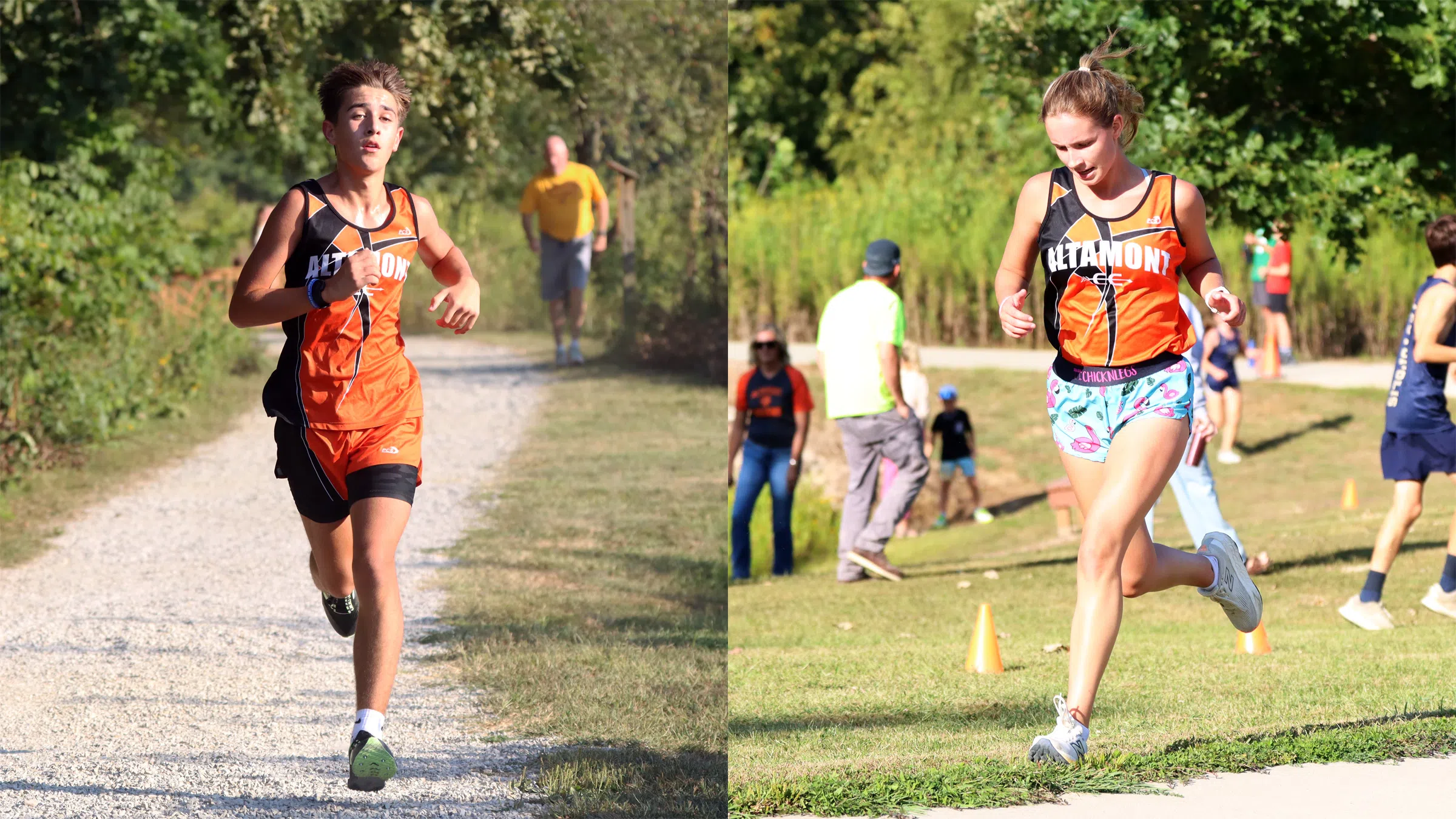 Indians' Dunaway and Lady Indians' Tedrick Each Finish Sixth to lead Altamont at First Home Meet of Season
