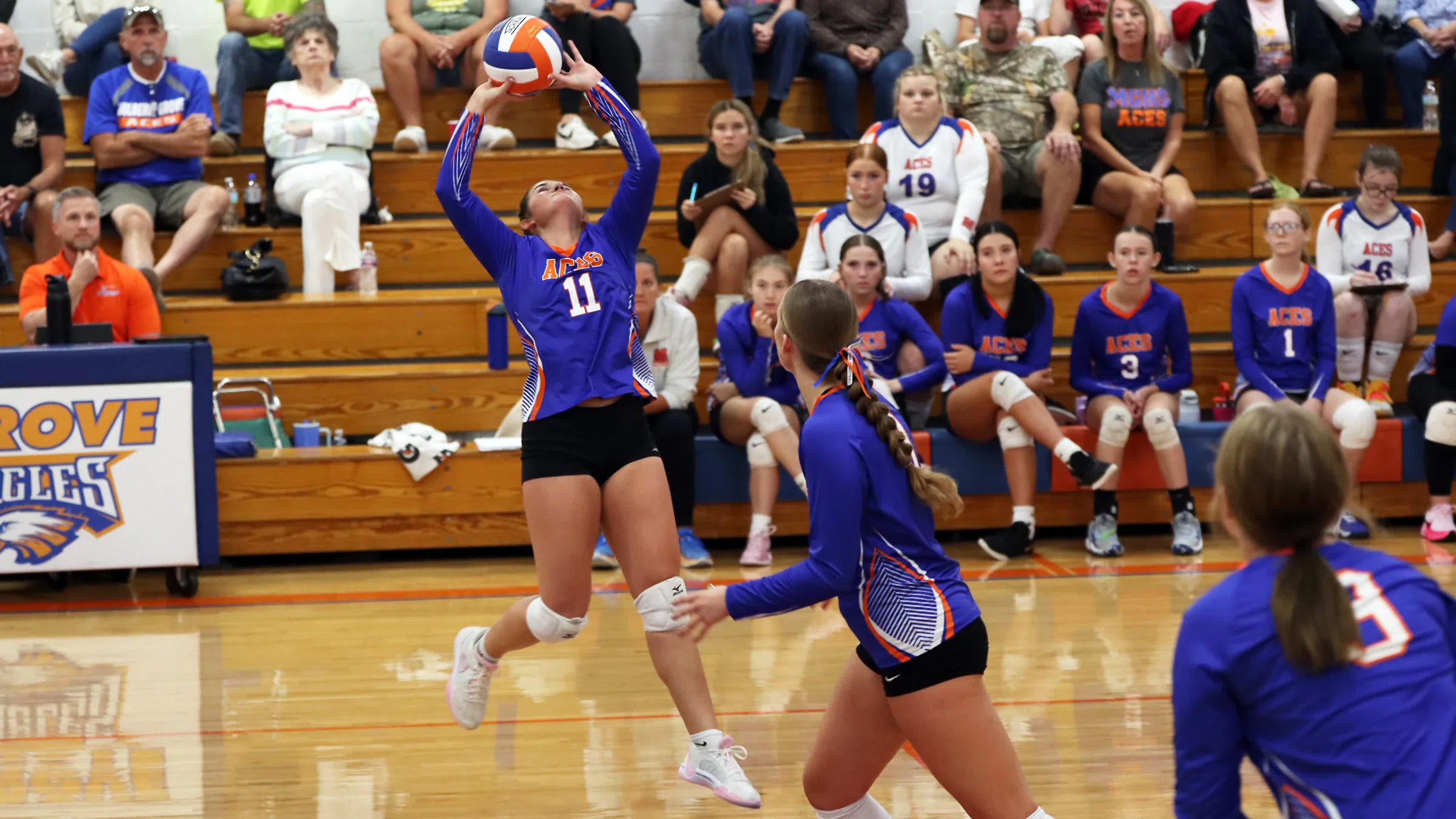Mulberry Grove Evens Season Record with Three Set Win