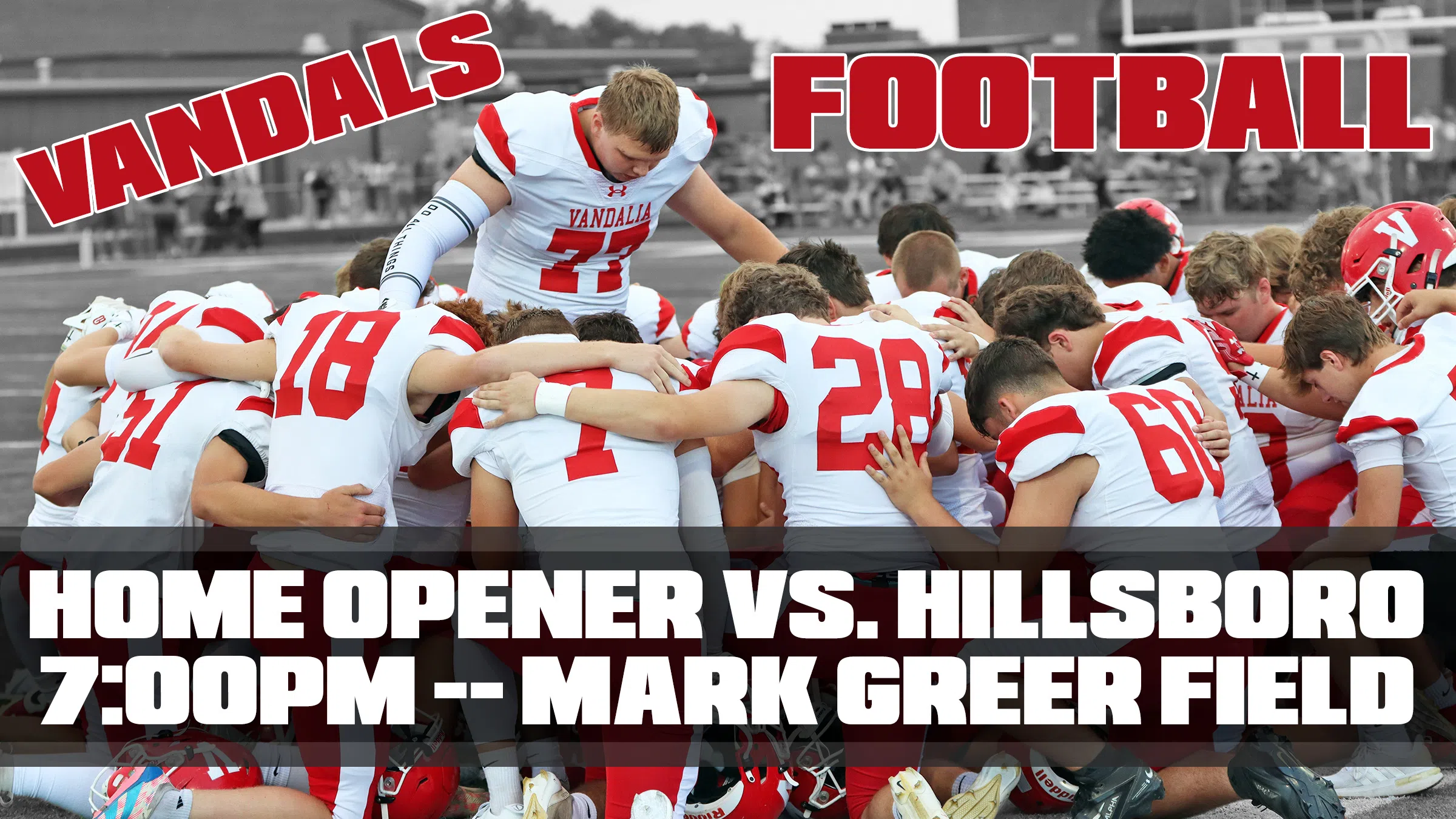 Vandals Football set to host Hillsboro tonight