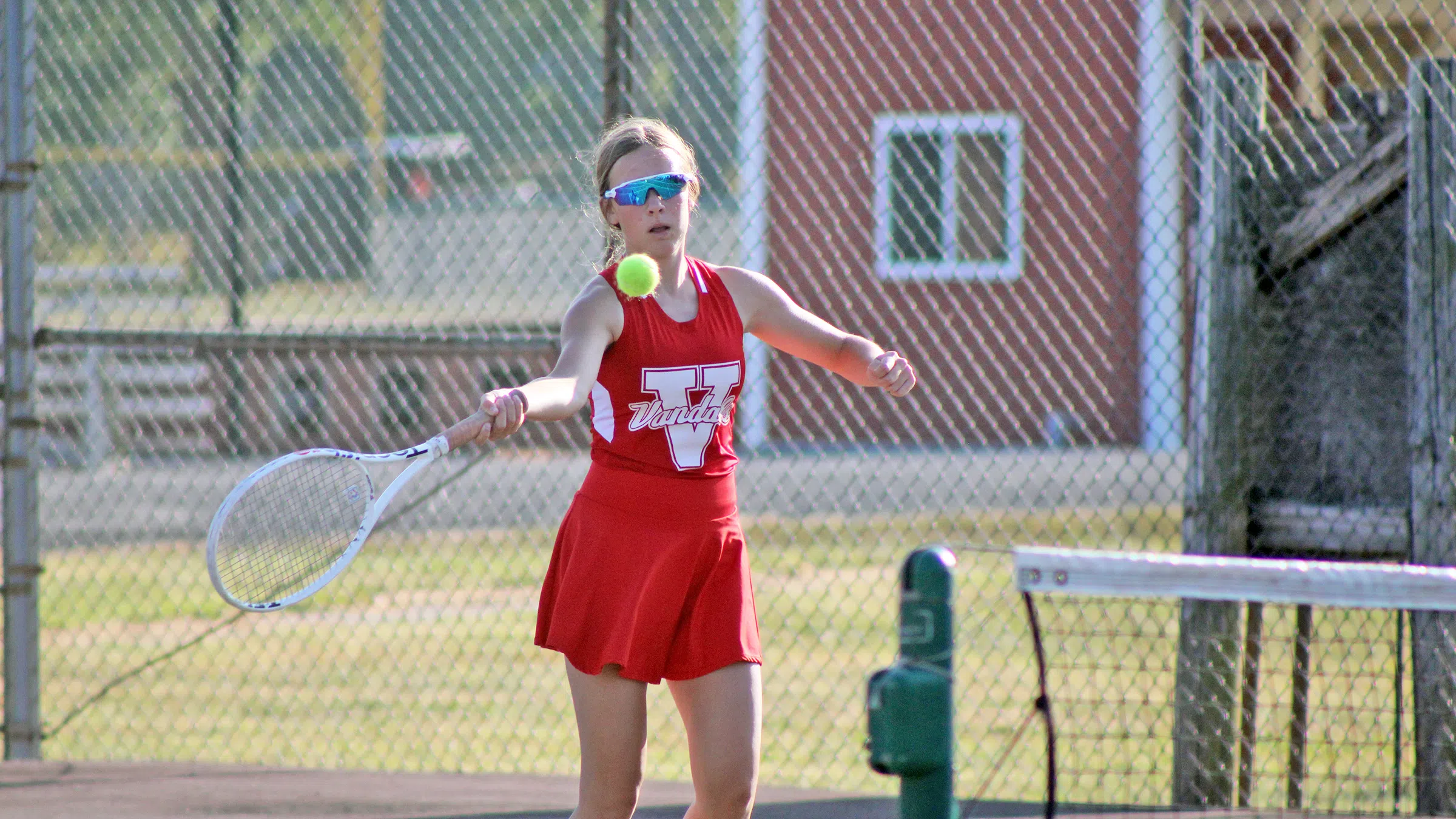 Lady Vandals Tennis falls at Newton