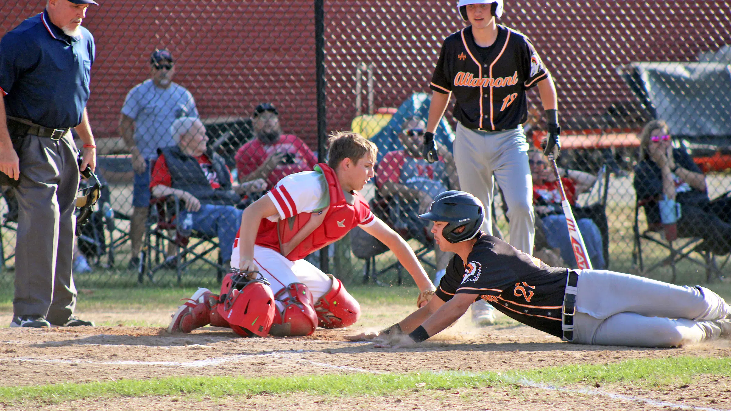 Altamont Baseball Routes Neoga for NTC Win