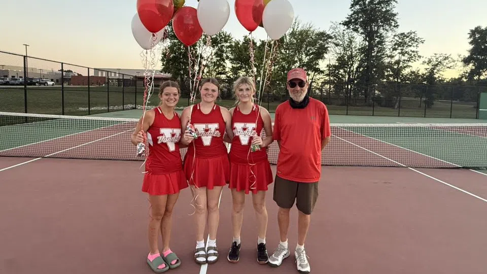 Lady Vandals Tennis falls at Mt. Vernon in Regular Season Finale