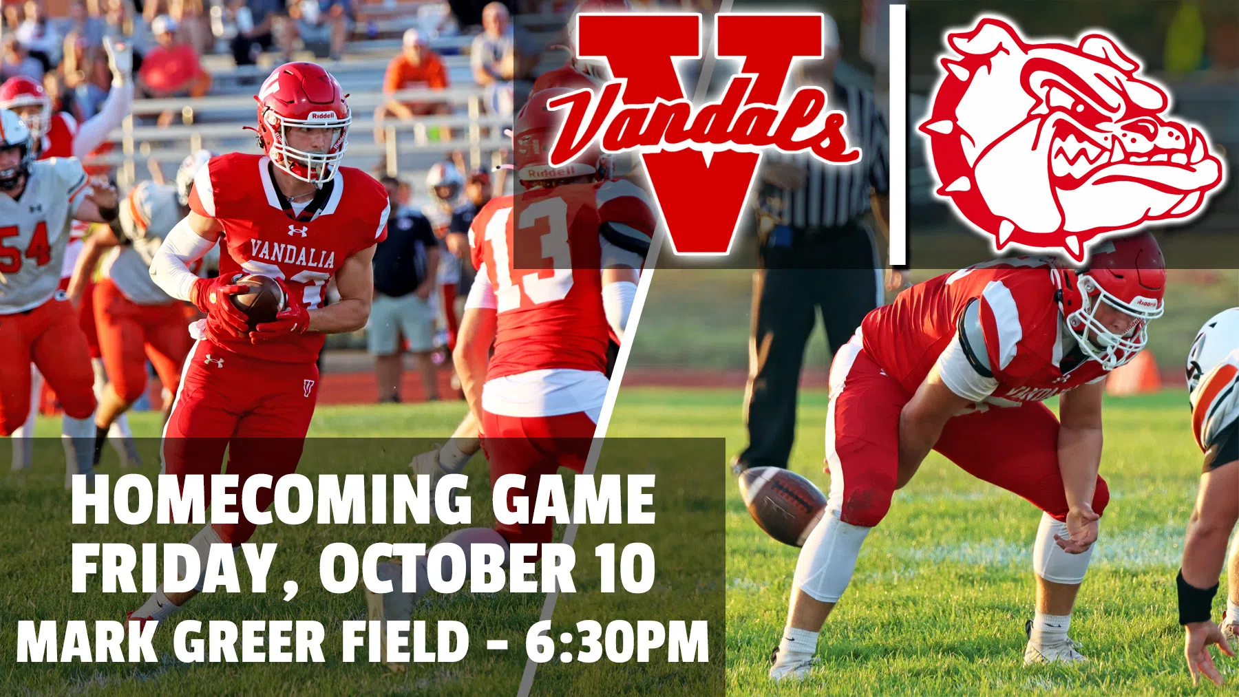 Vandals Football set to host Staunton tonight for 2025 Homecoming Game