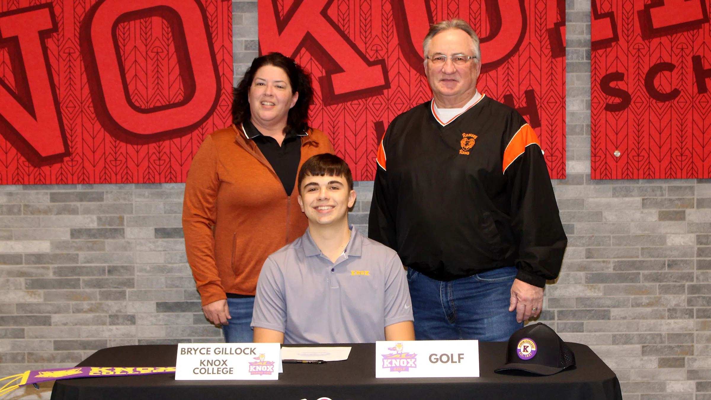 Ramsey Golfer Bryce Gillock Signs with Knox College