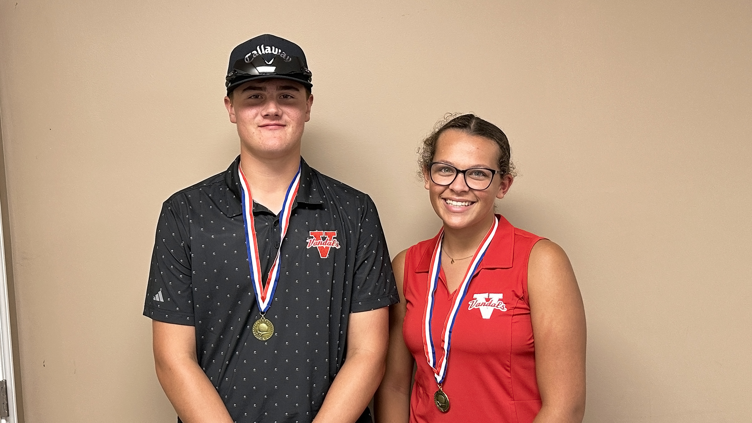 Vandalia Boys and Girls Golf Each Take Fifth at South Central Conference Tournament; Casey and Brown Both All-Conference With Top 10 Finishes